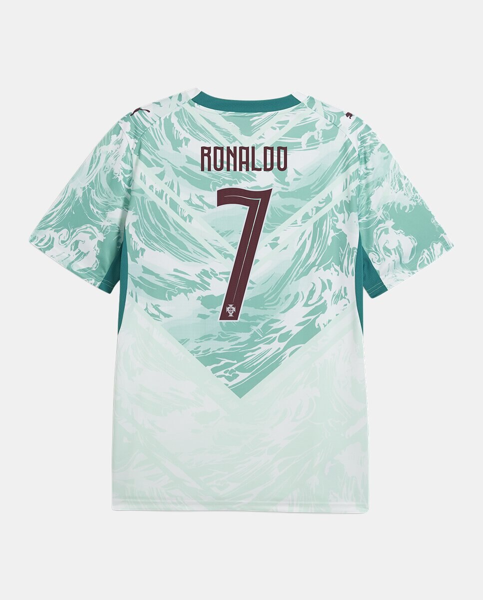 Camiseta de Futbol de Hombre Primera equipación Federación Portuguesa 2026. Replica Puma Cristiano Ronaldo - Rojo Rojo-2