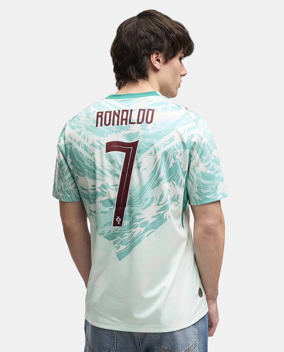 Camiseta de Futbol de Hombre Primera equipación Federación Portuguesa 2026. Replica Puma Cristiano Ronaldo - Rojo Rojo-6