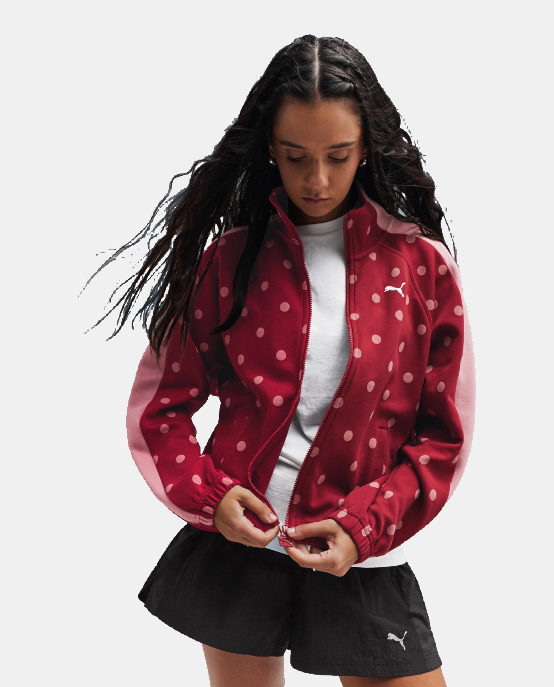 Imagem 0 de Casaco Casual de Mulher T7 Polka Dots Oversized Jacket