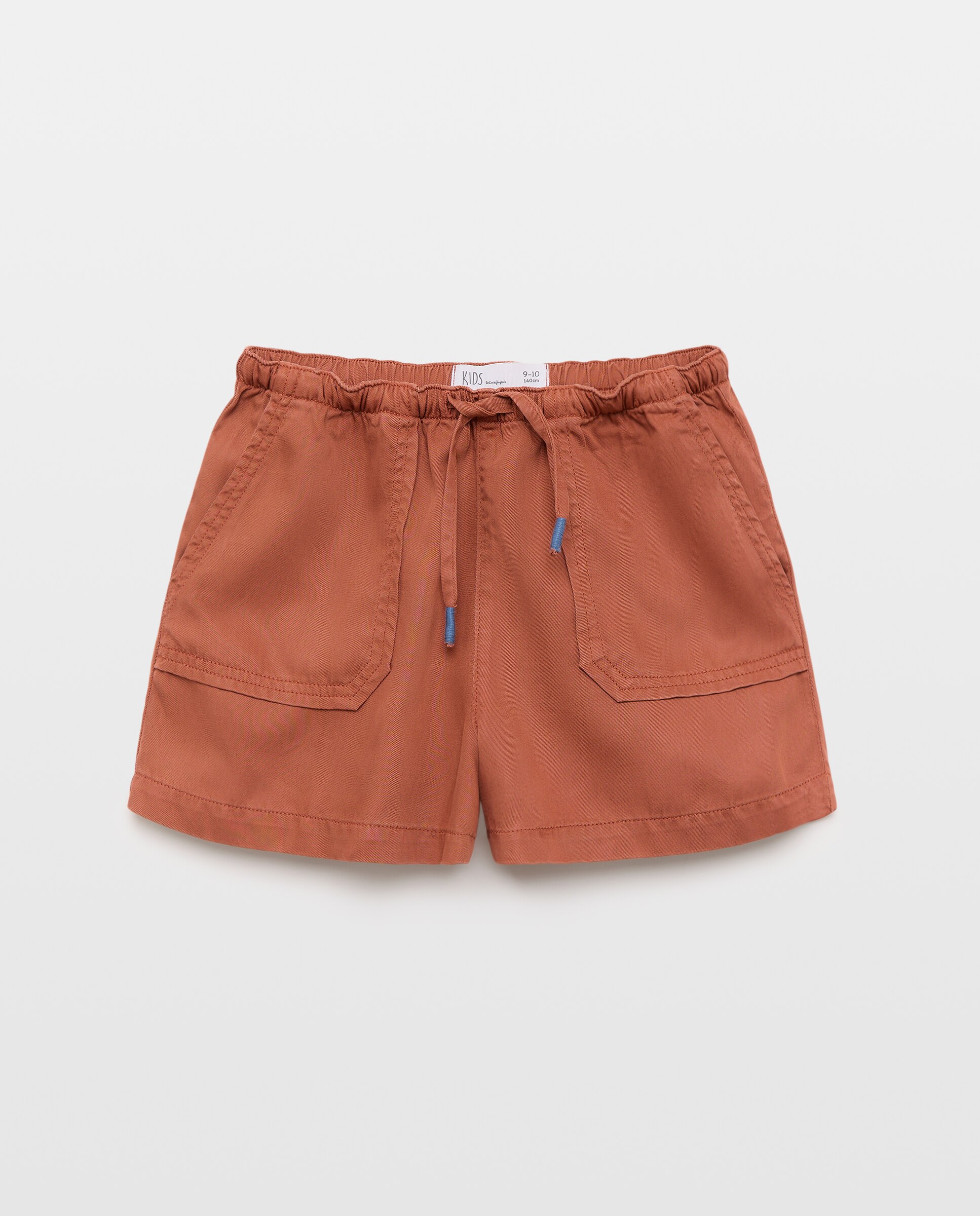 Calções Fluidos com Bolsos Kids El Corte Inglés Chocolate-5