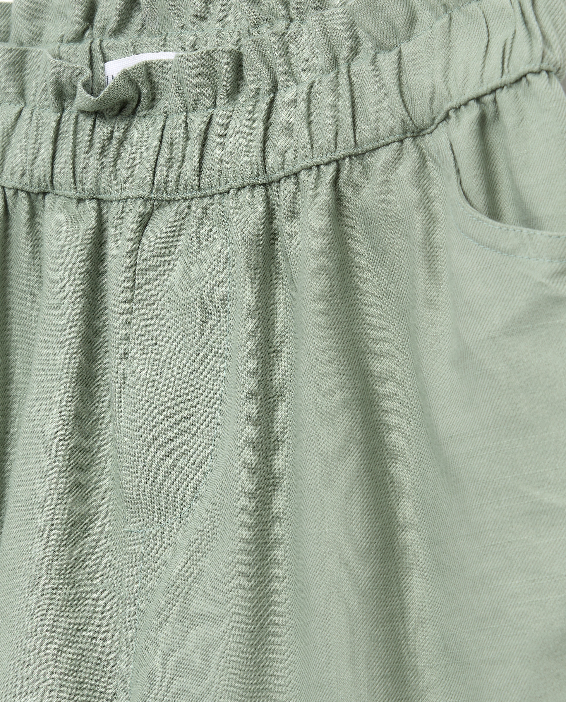 Short fluido de niña con cenefa bordada - Kids El Corte Inglés - Verde Verde-5
