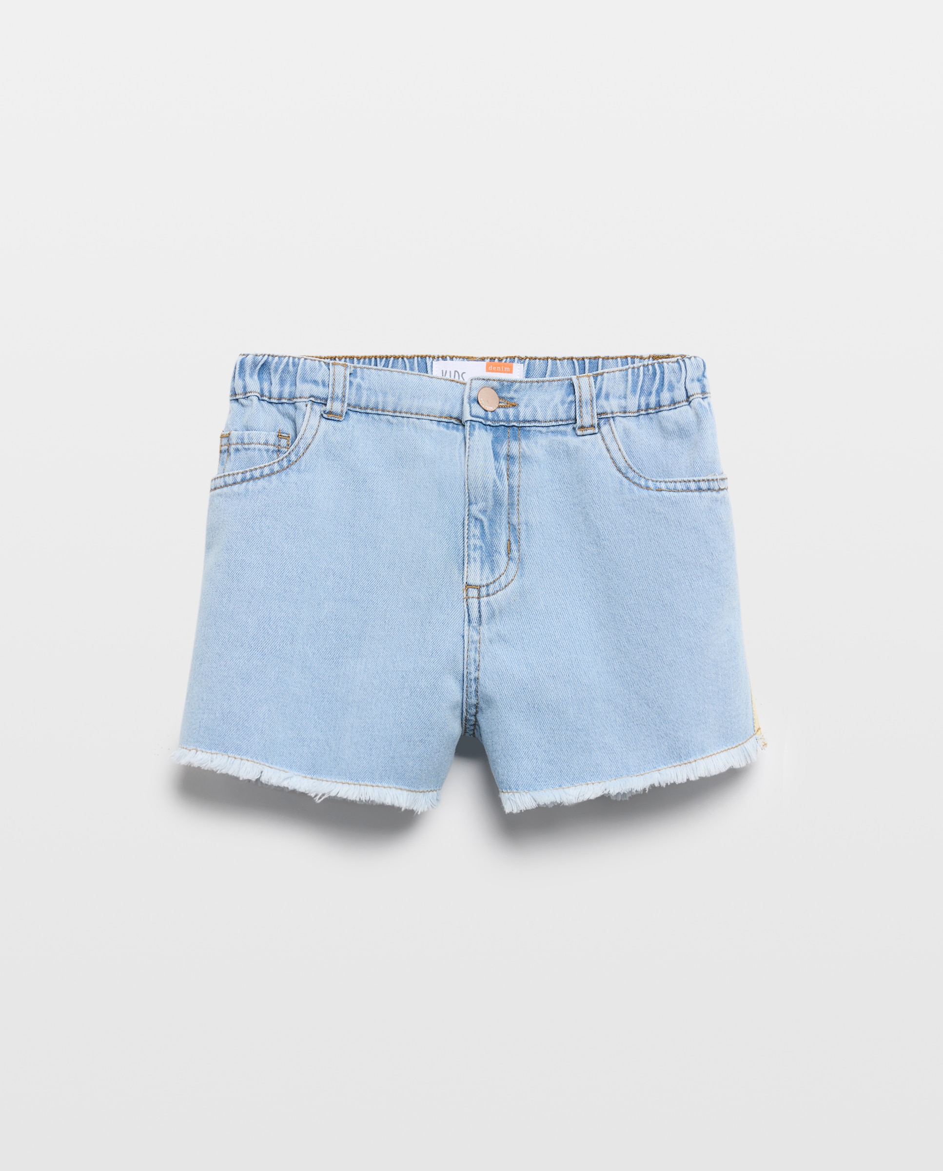Calções de Ganga com Rasgões Kids El Corte Inglés Azul pálido-6