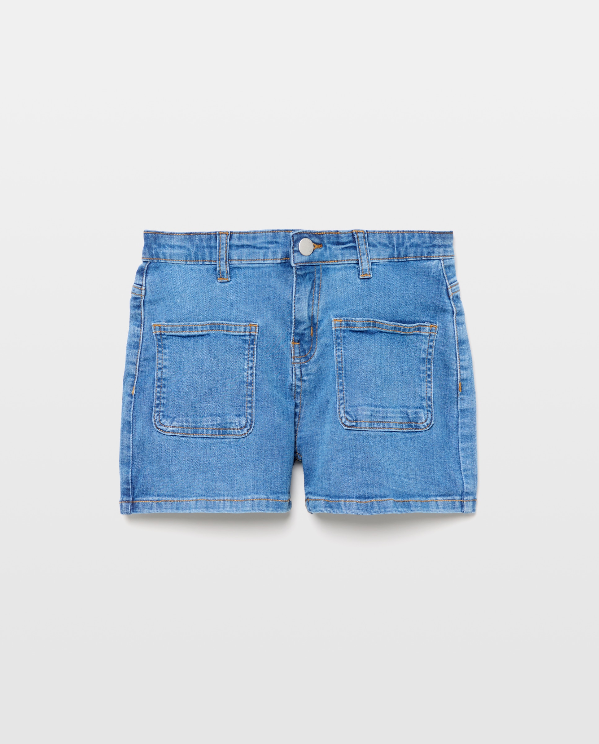 Short denim básico de niña - Kids El Corte Inglés - Azul Intenso Azul Intenso-4