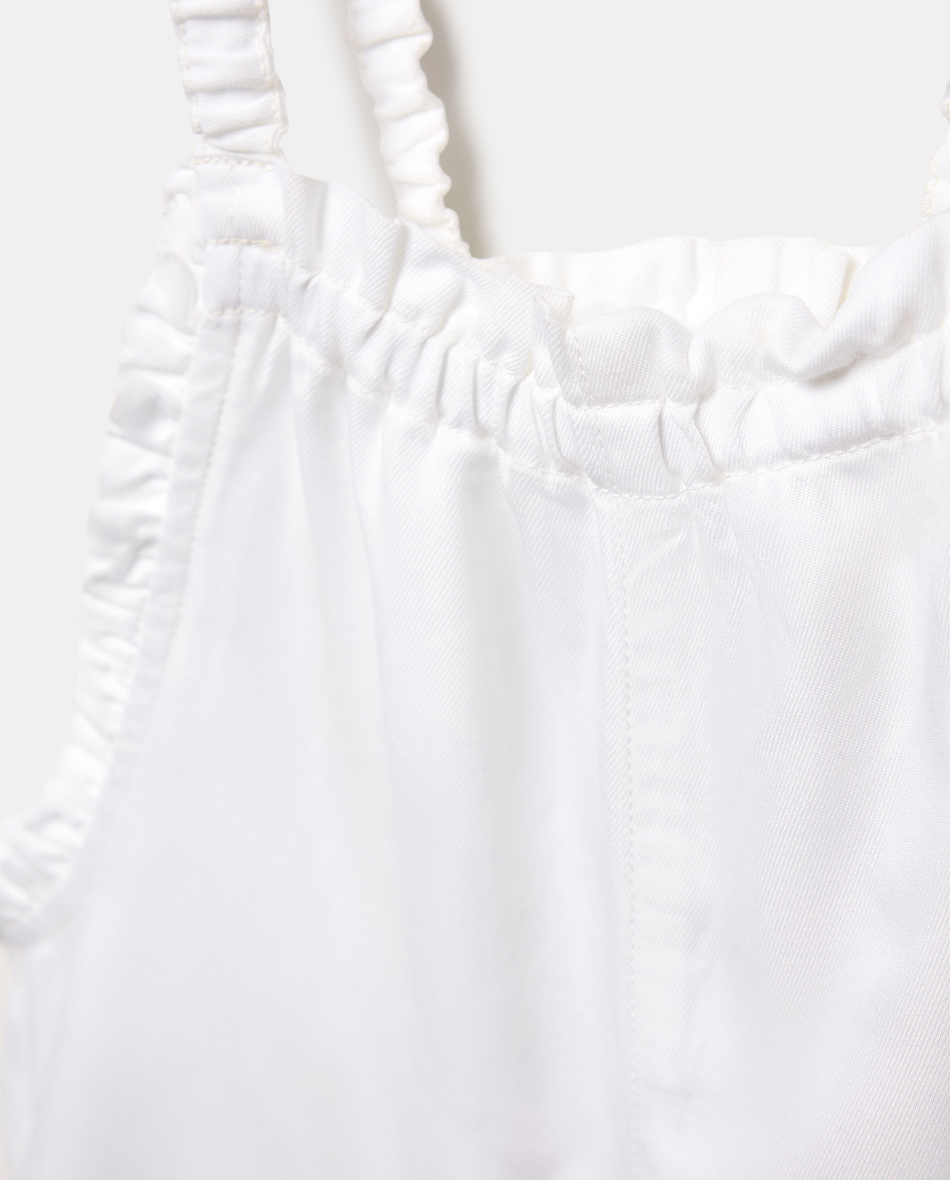Jardineiras de Ganga em Tencel Kids El Corte Inglés Branco-marfim-5