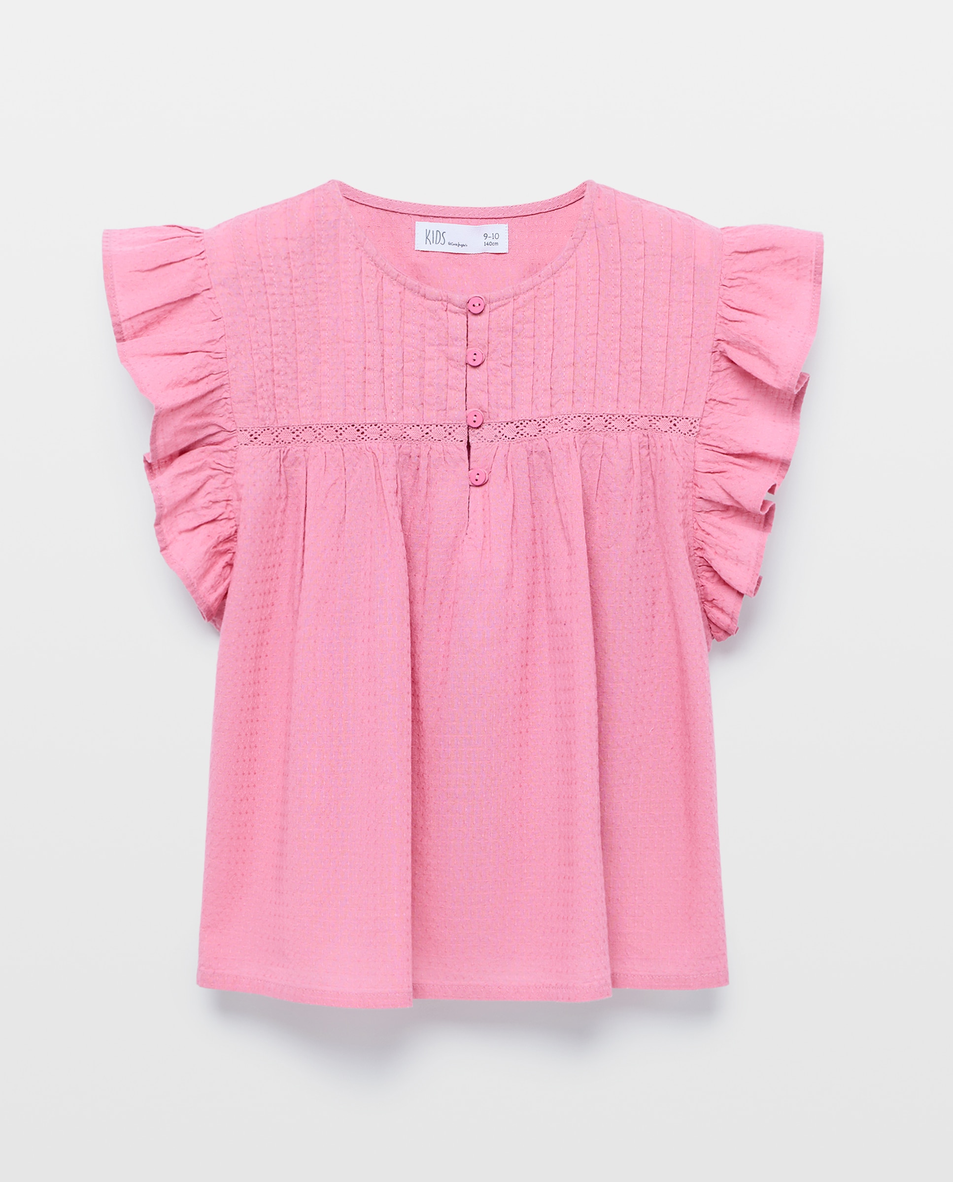 Blusa Básica com Corte no Peito Kids El Corte Inglés Ameixa-6