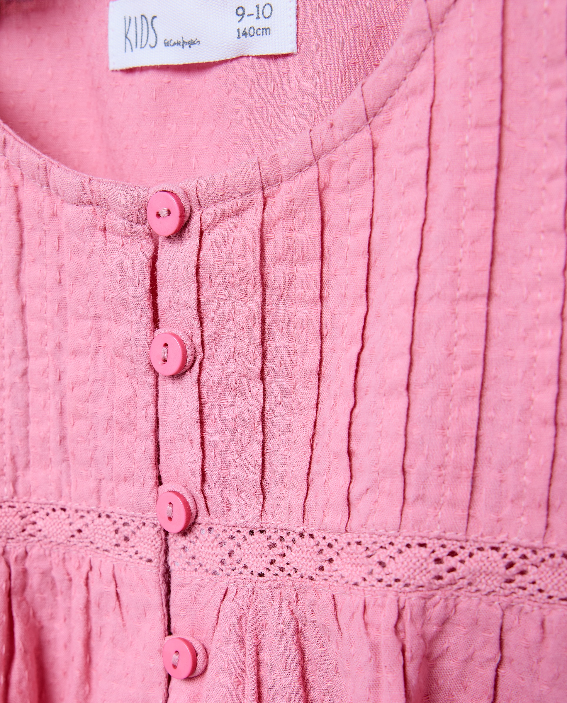 Blusa Básica com Corte no Peito Kids El Corte Inglés Ameixa-7