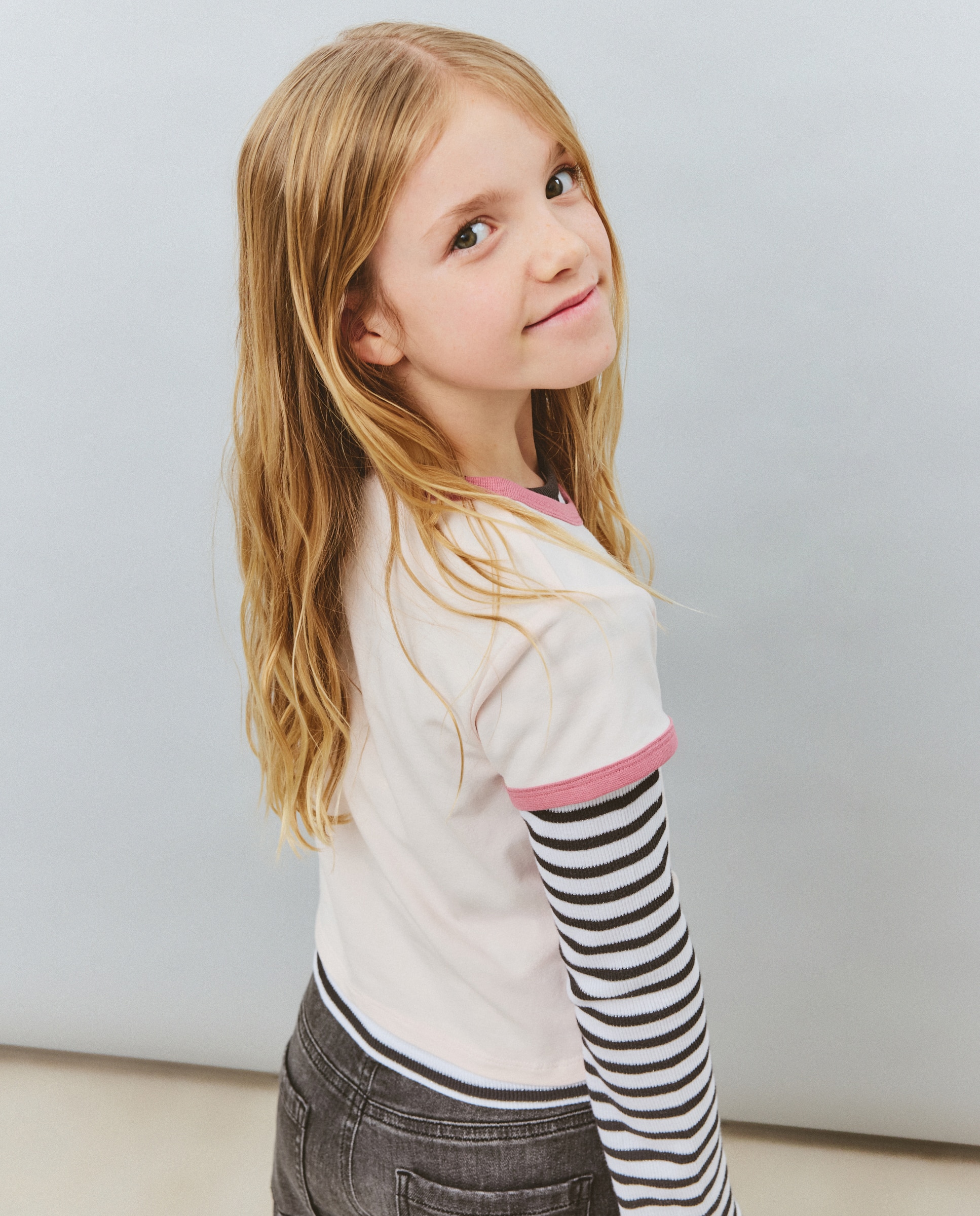 Camiseta manga corta print posicional y vivos a contraste con fantasía de niña - Kids El Corte Inglés - Blanco Blanco-3