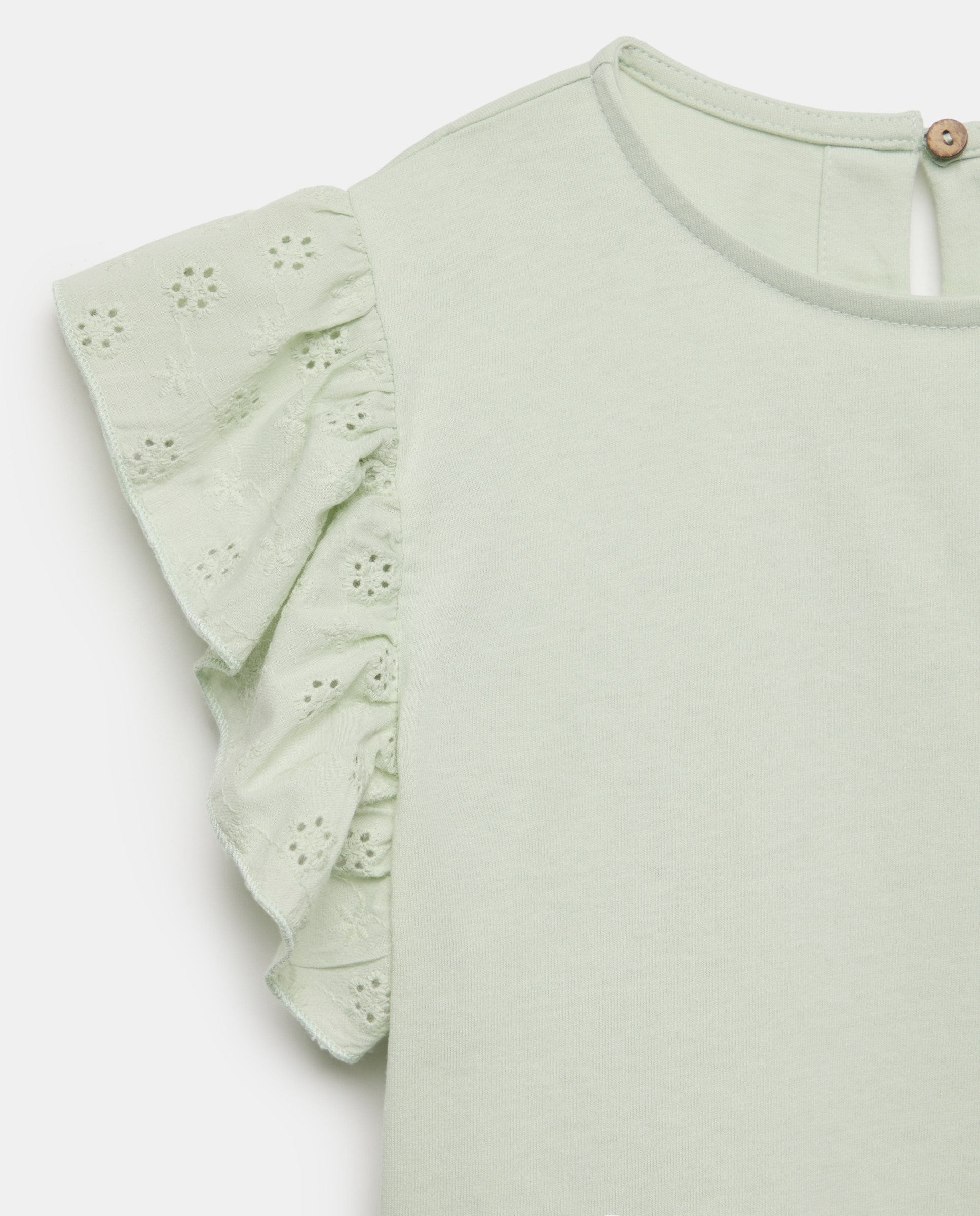 T-shirt sem Mangas com Folho Kids El Corte Inglés 510 Verde Claro-6