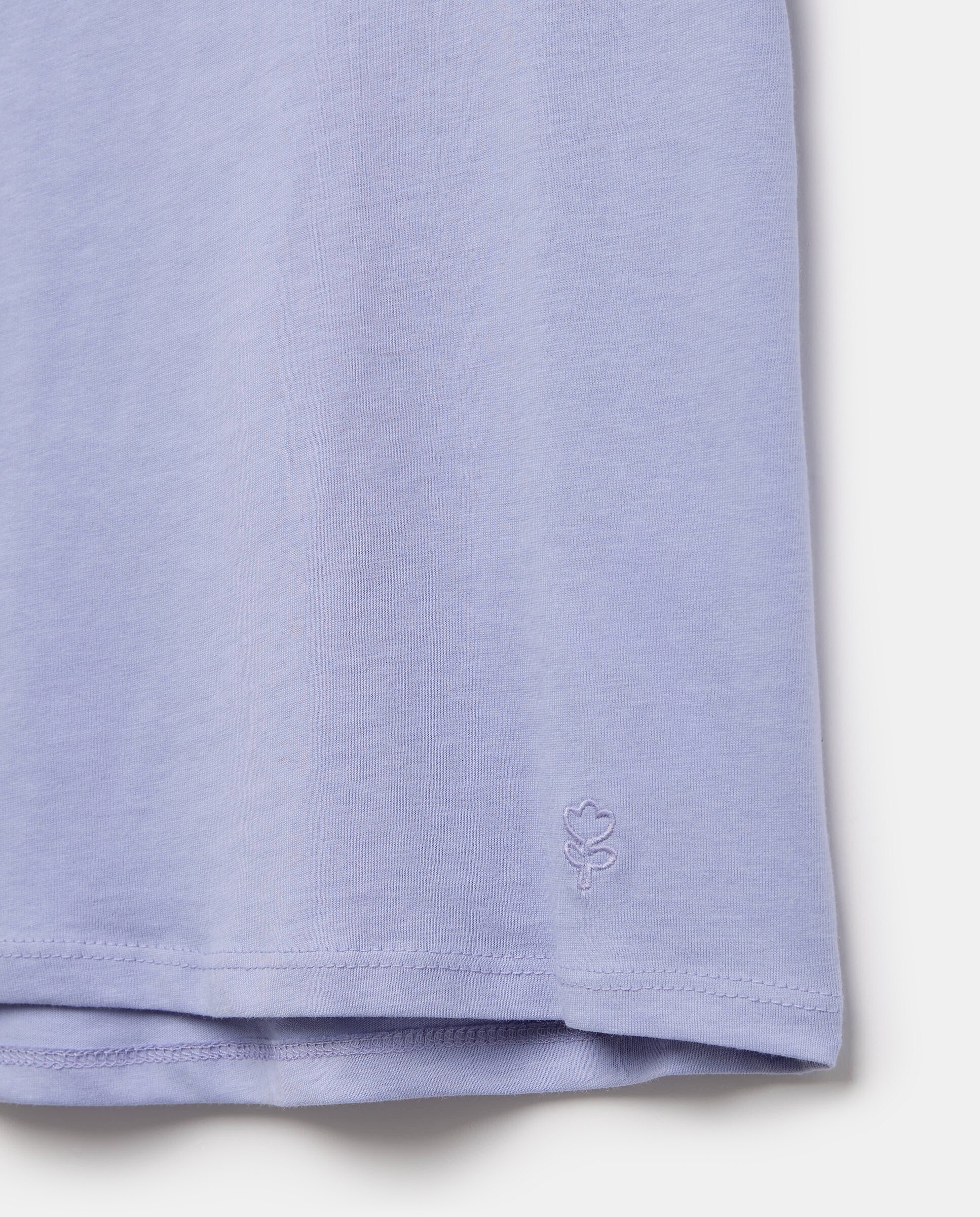 T-shirt Básica com Manga Curta 283 Lavanda-5