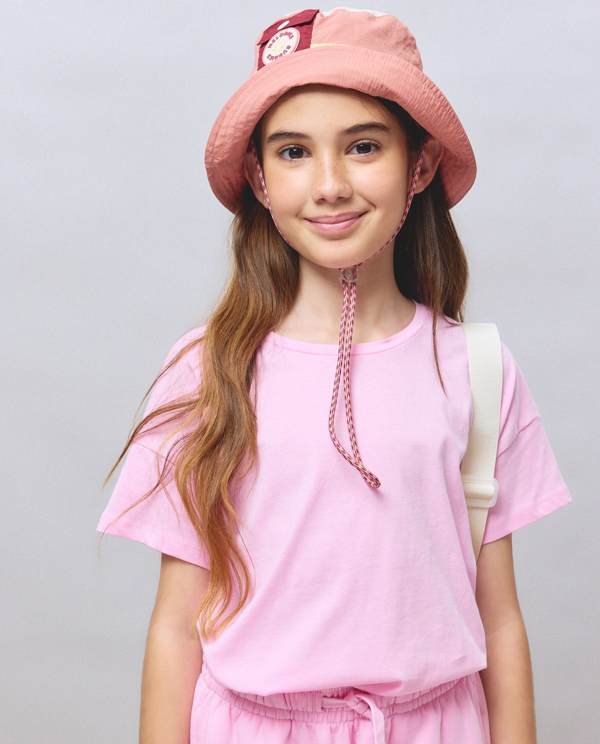 T-shirt Básica com Manga Curta 200 Rosa-2