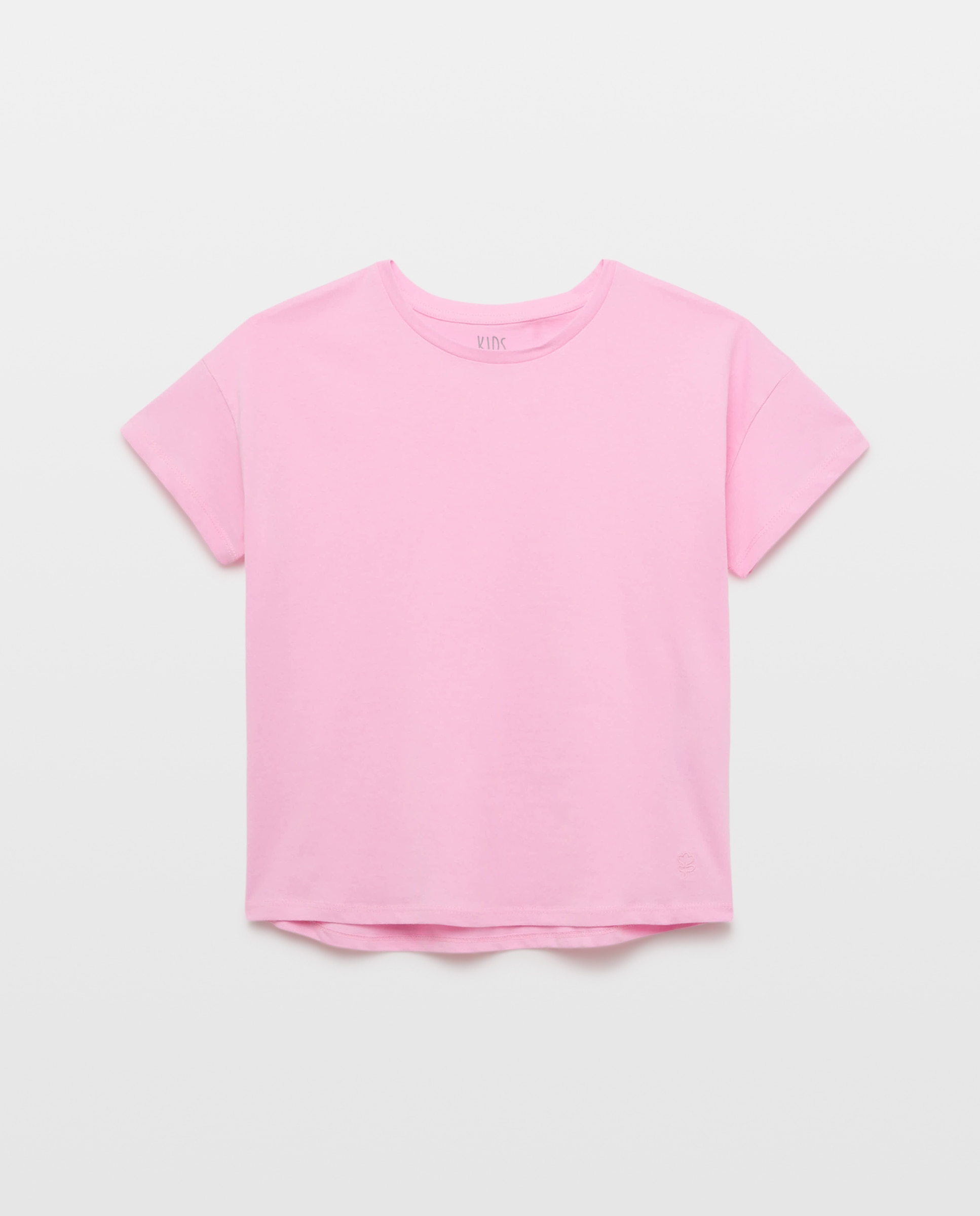 T-shirt Básica com Manga Curta 200 Rosa-5