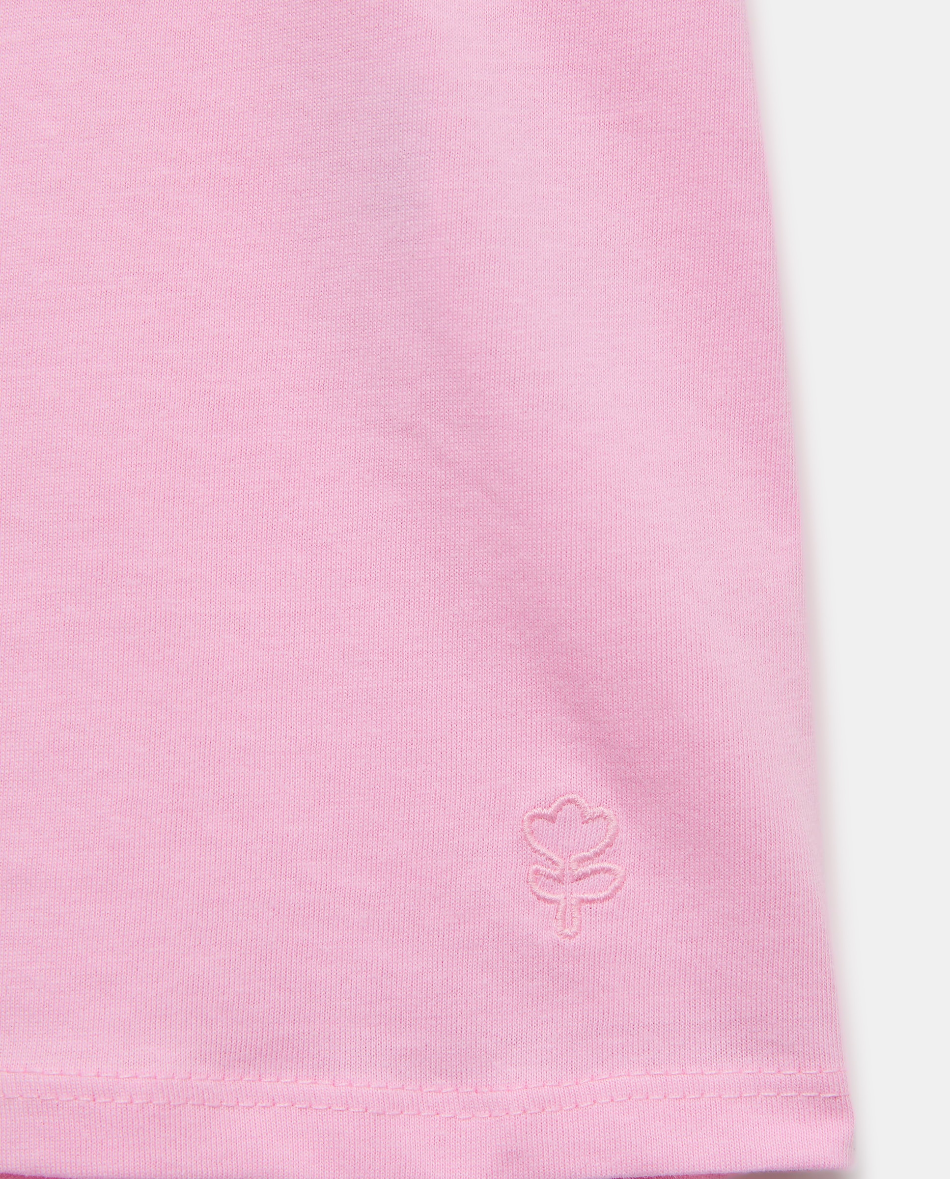 T-shirt Básica com Manga Curta 200 Rosa-6