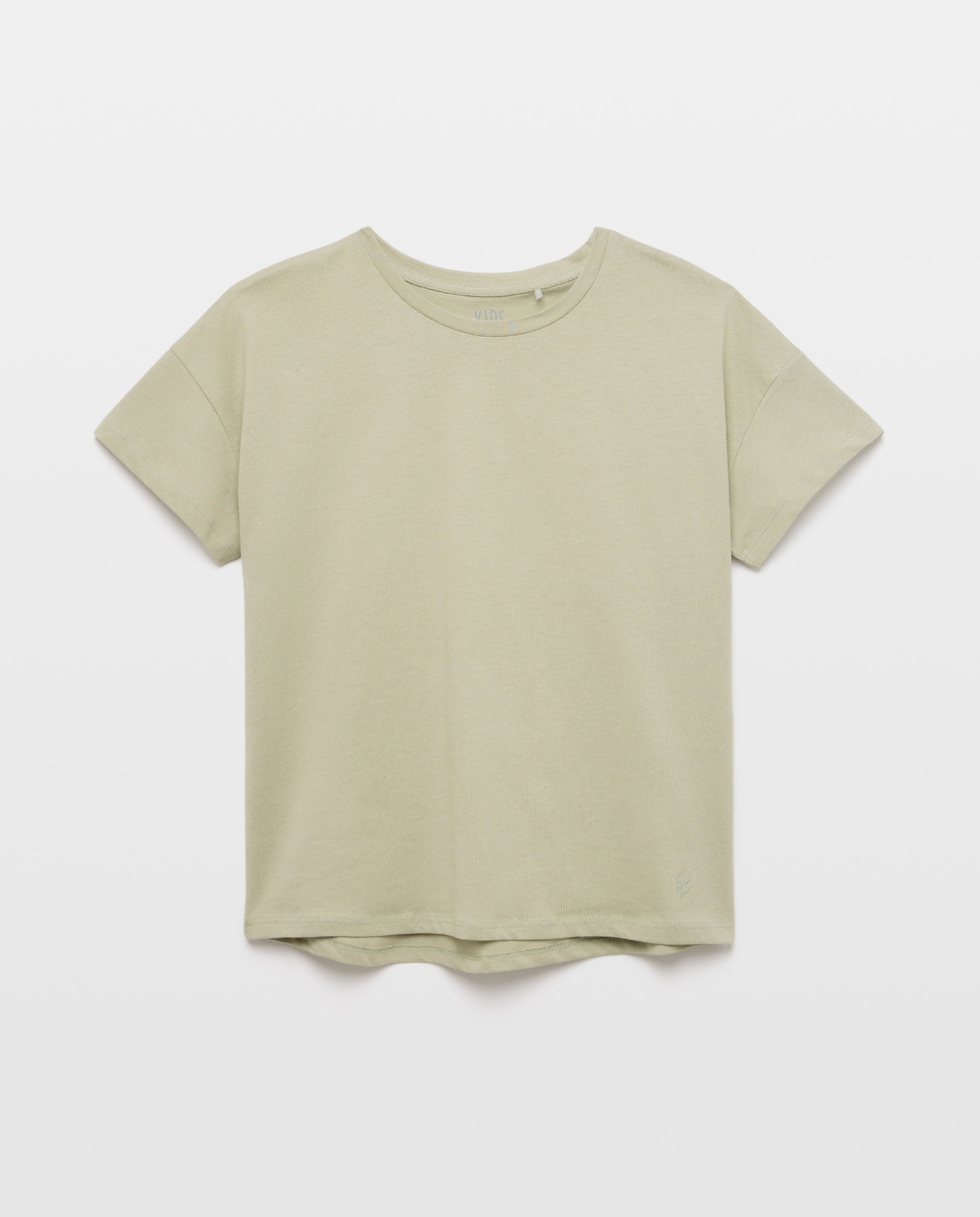 T-shirt Básica com Manga Curta Kids El Corte Inglés Verde-4