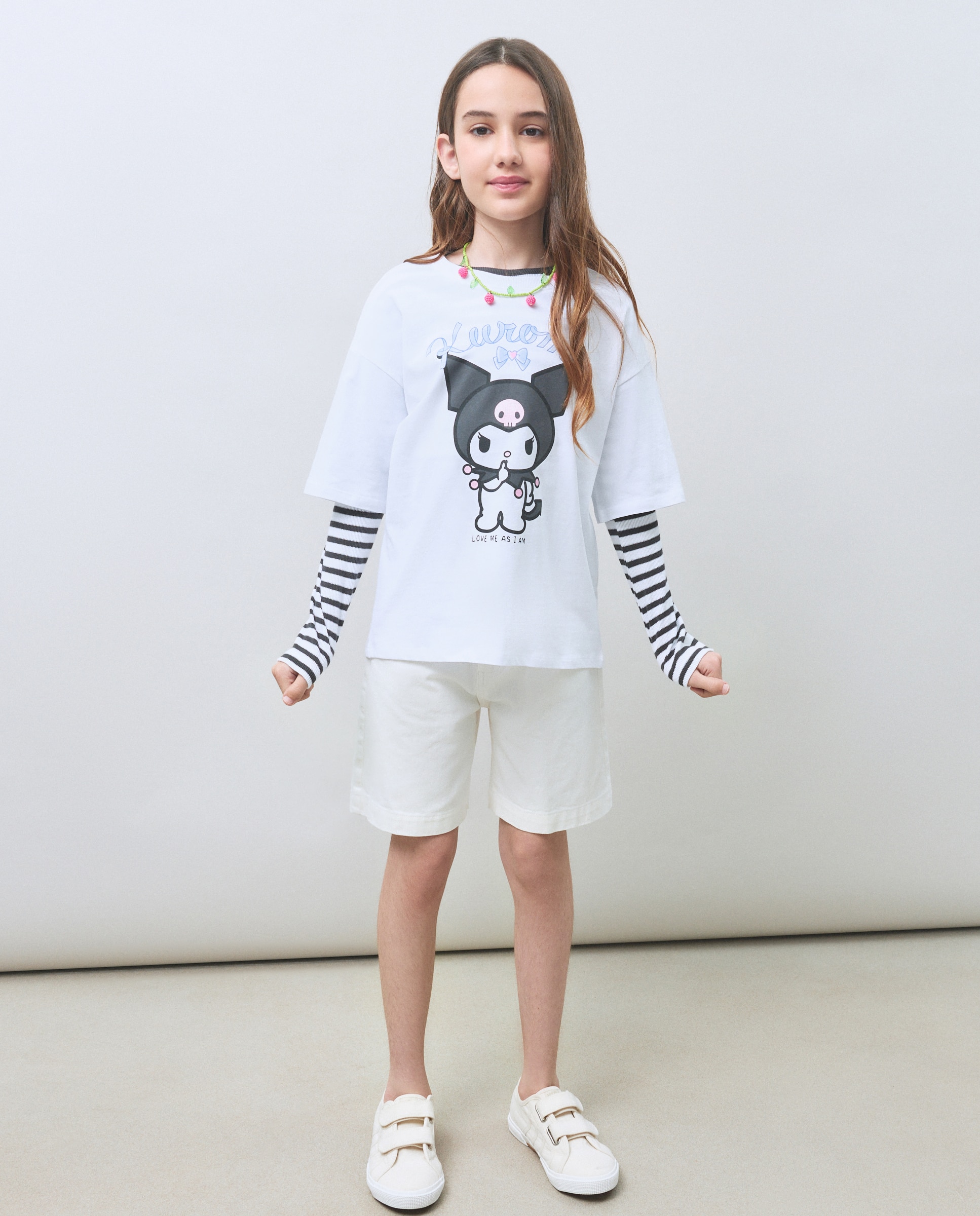 Imagem 0 de T-shirt de Manga Curta e Estampado Kuromi