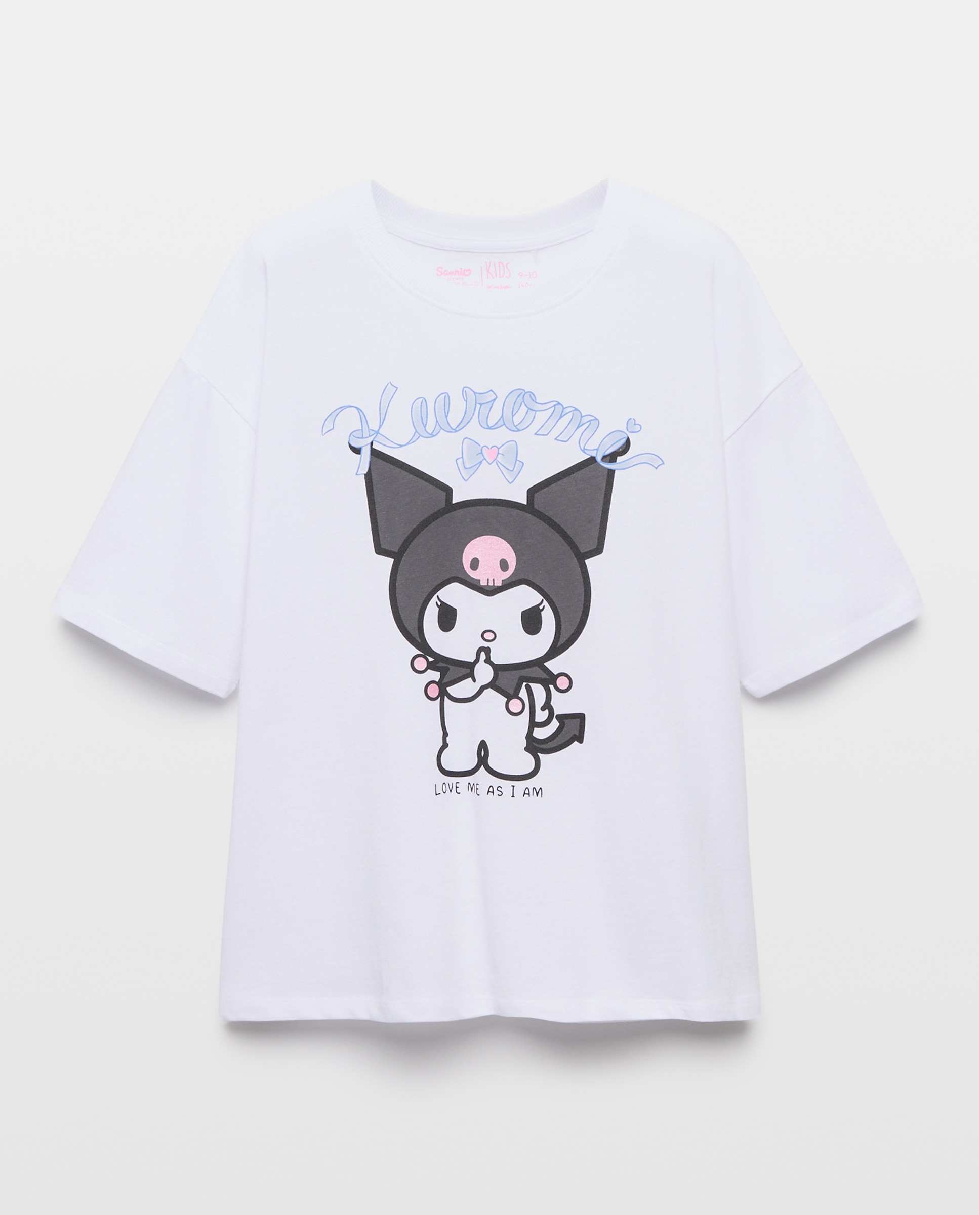 T-shirt de Manga Curta e Estampado Kuromi Kids El Corte Inglés Branco-5
