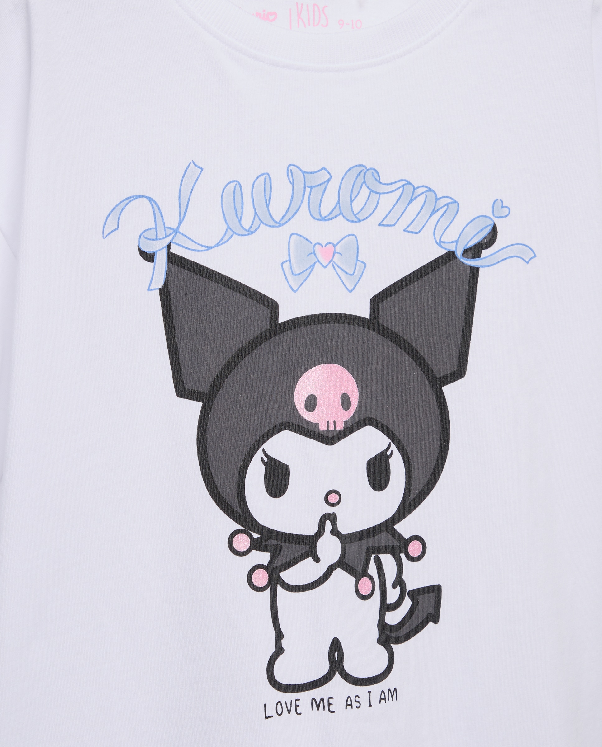 T-shirt de Manga Curta e Estampado Kuromi Kids El Corte Inglés Branco-6