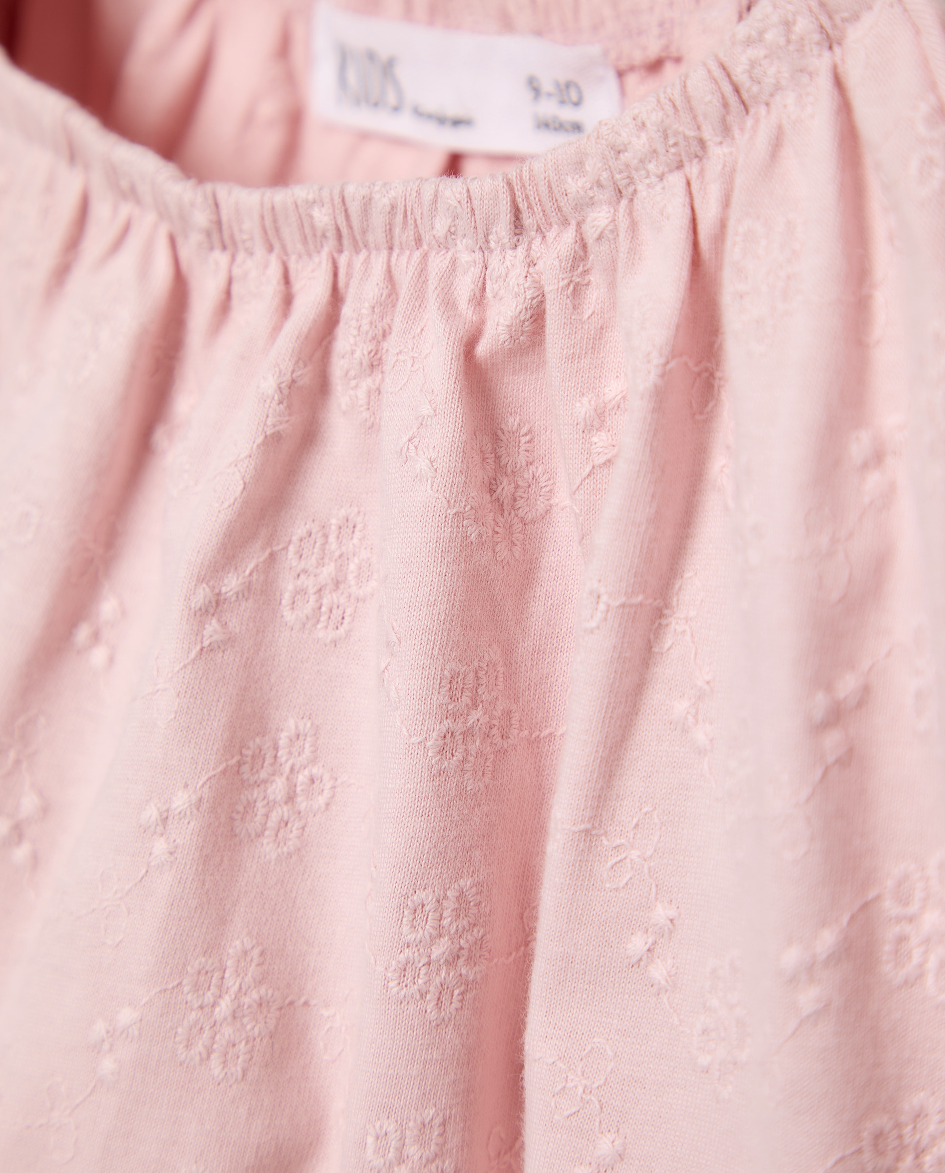 Camiseta manga corta mesonera tejido shiffly circular de niña - Kids El Corte Inglés - Rosa claro Rosa claro-5
