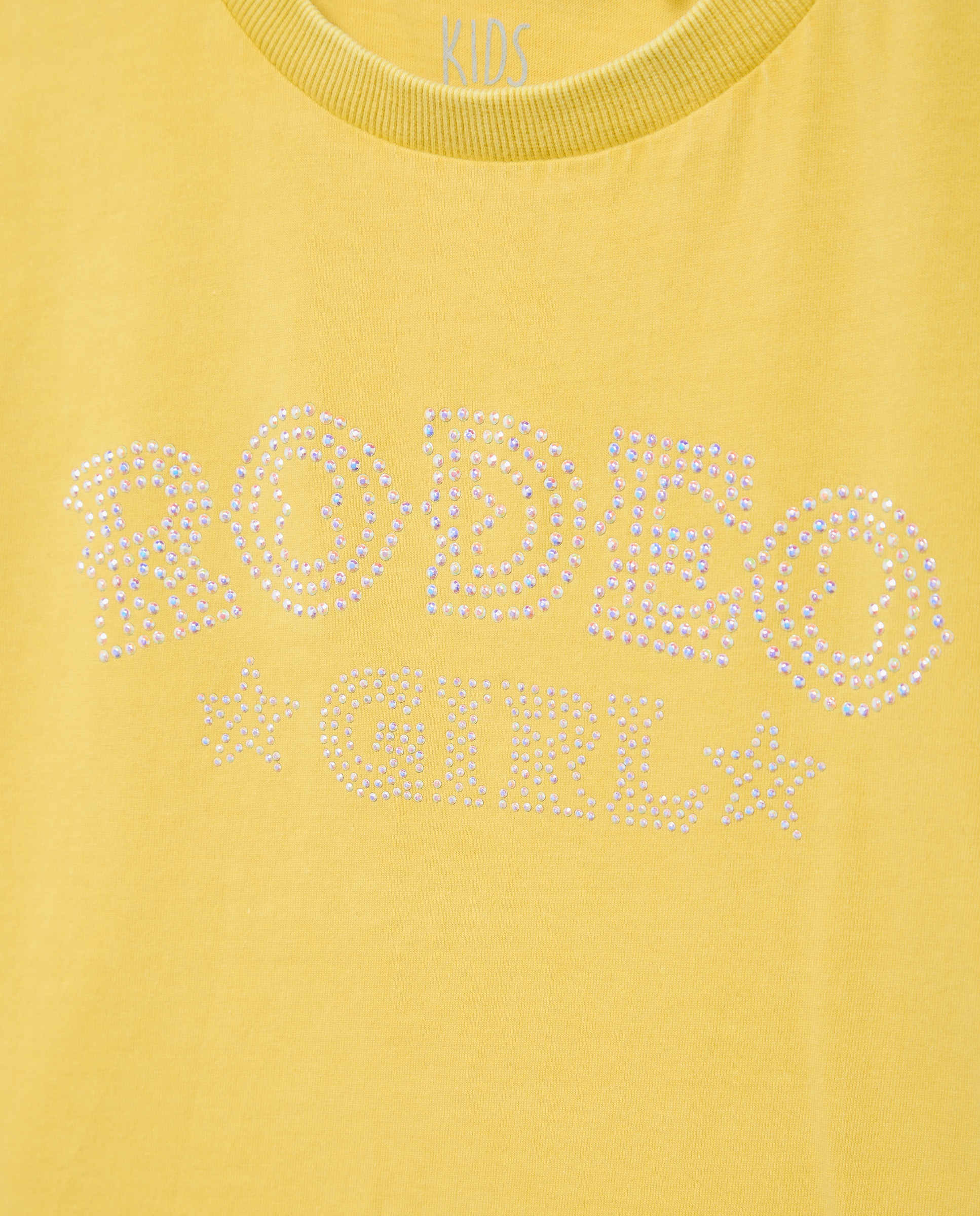 Camiseta de niña manga corta con posicional hot fix fantasía - Kids El Corte Inglés - 371 Aceite 371 Aceite-5