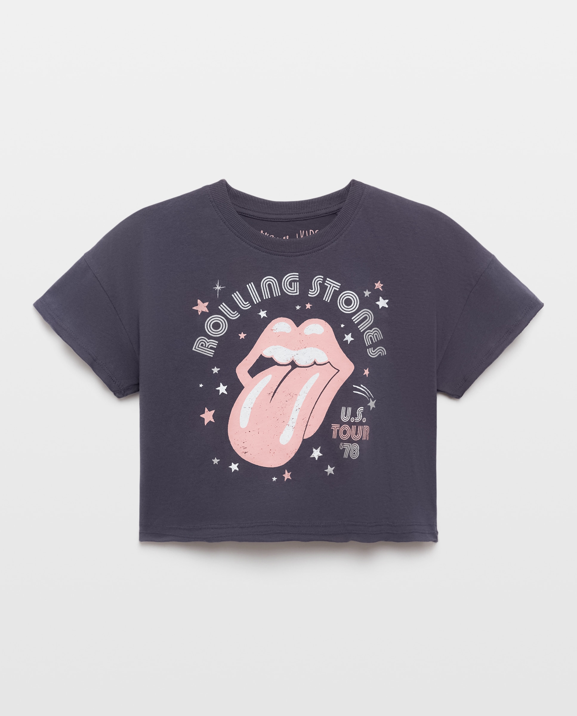 Camiseta de niña manga corta print posicional ROLLING STONES lentejuelas reversibles - Kids El Corte Inglés - Negro Negro-4
