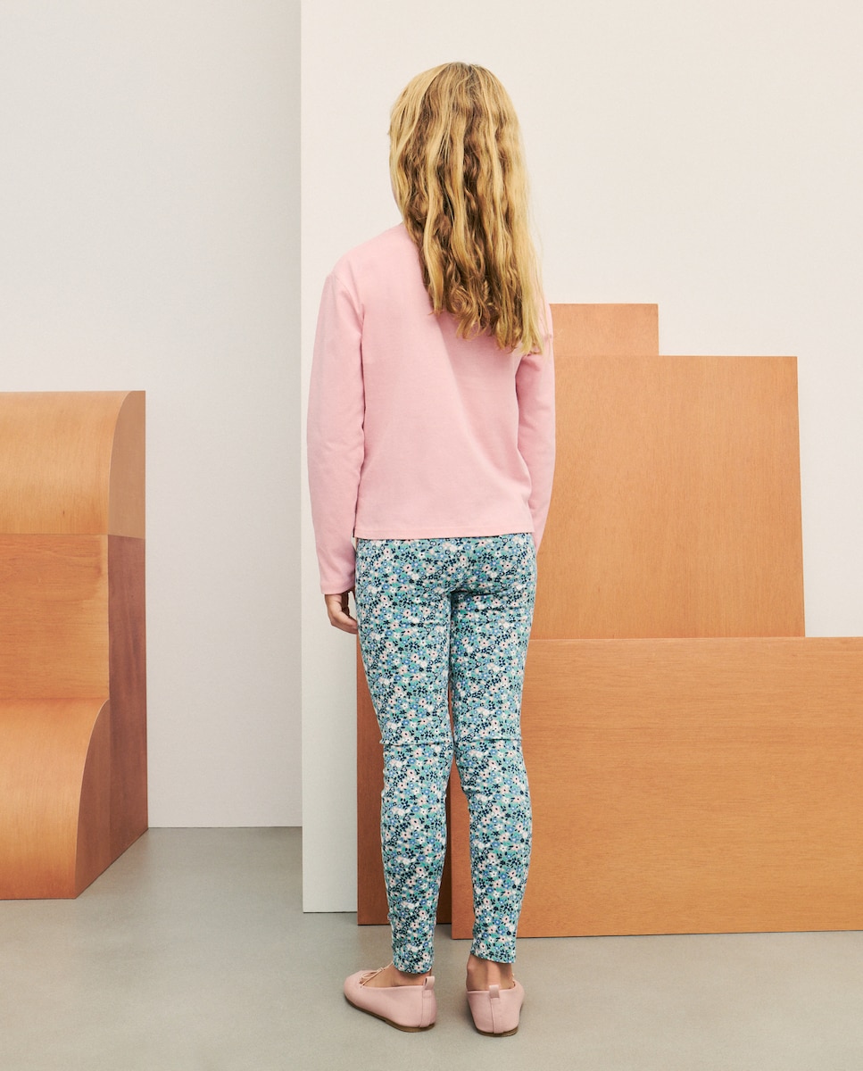 T-shirt Básica de Manga Comprida 200 Rosa-3