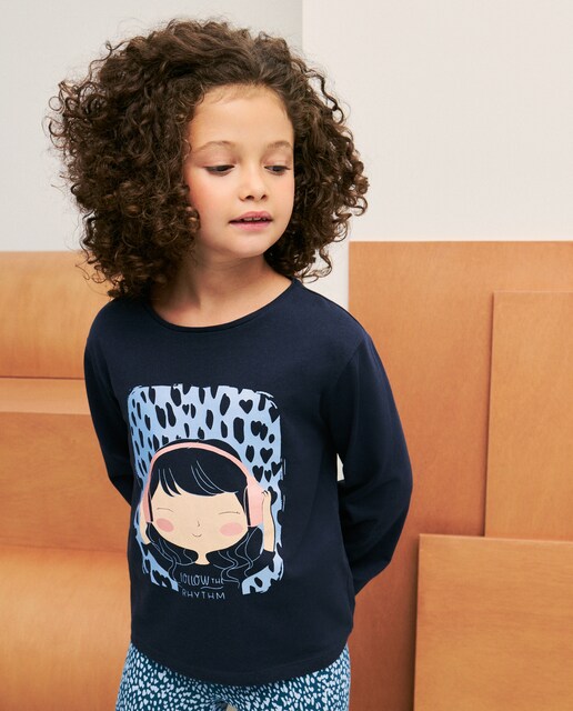 Imagen 0 de Camiseta manga larga posicional muñecas de niña