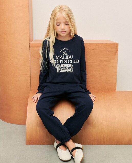 Imagem 0 de Camisola de Manga Comprida com Estampado Posicional