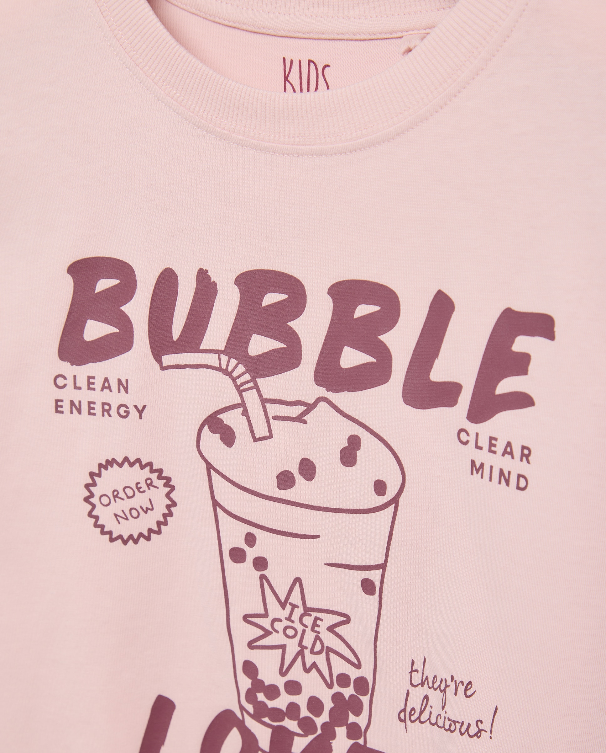 Camiseta manga larga printo posicional waterprint de niña - Kids El Corte Inglés - Rosa Rosa-5
