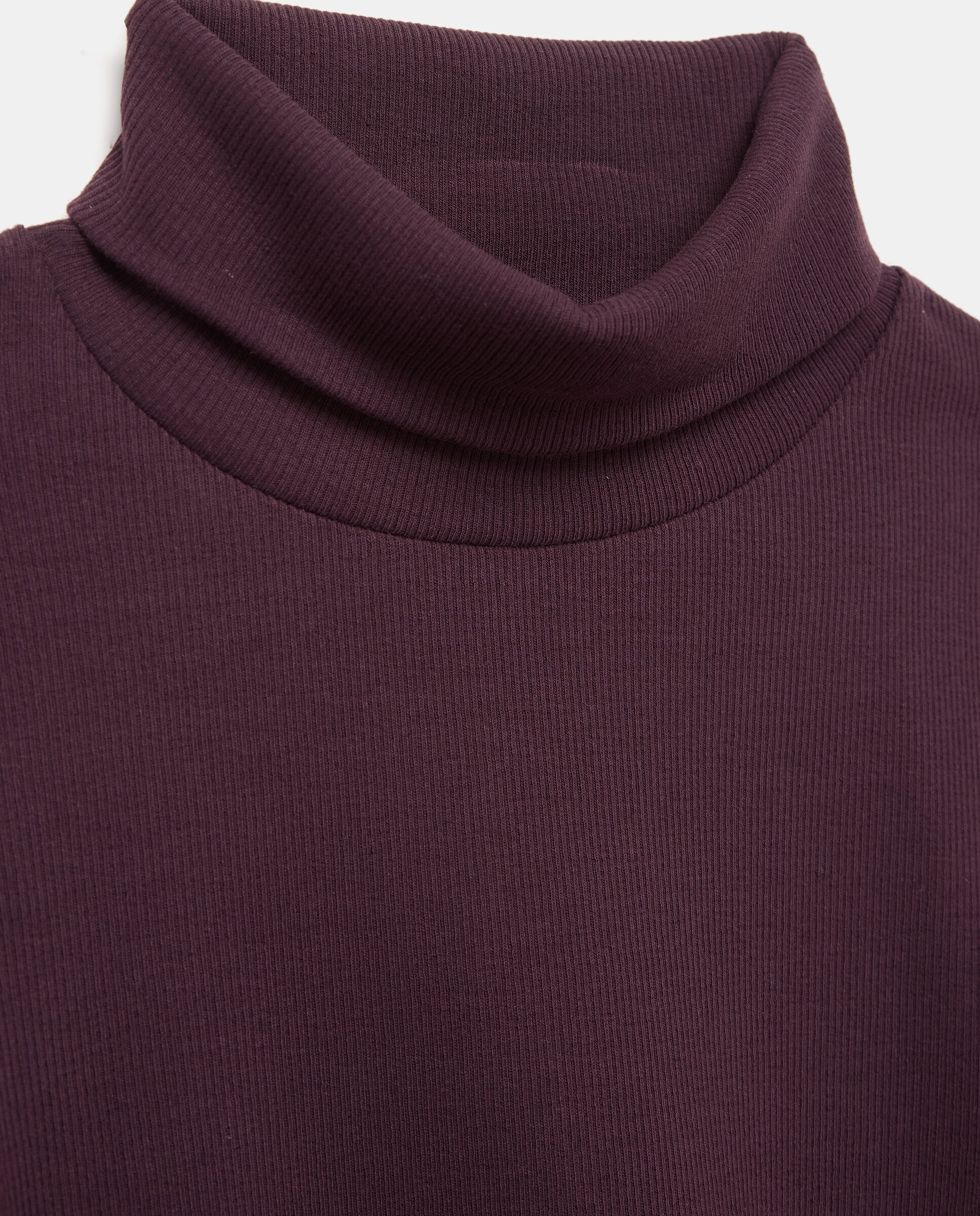 Camiseta lisa manga larga cuello vuelto de niña - Kids El Corte Inglés - Burdeos Burdeos-5