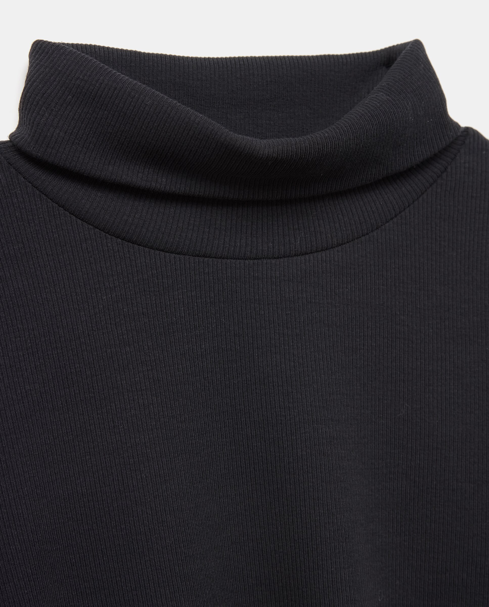 Camiseta lisa manga larga cuello vuelto de niña - Kids El Corte Inglés - Negro Negro-5
