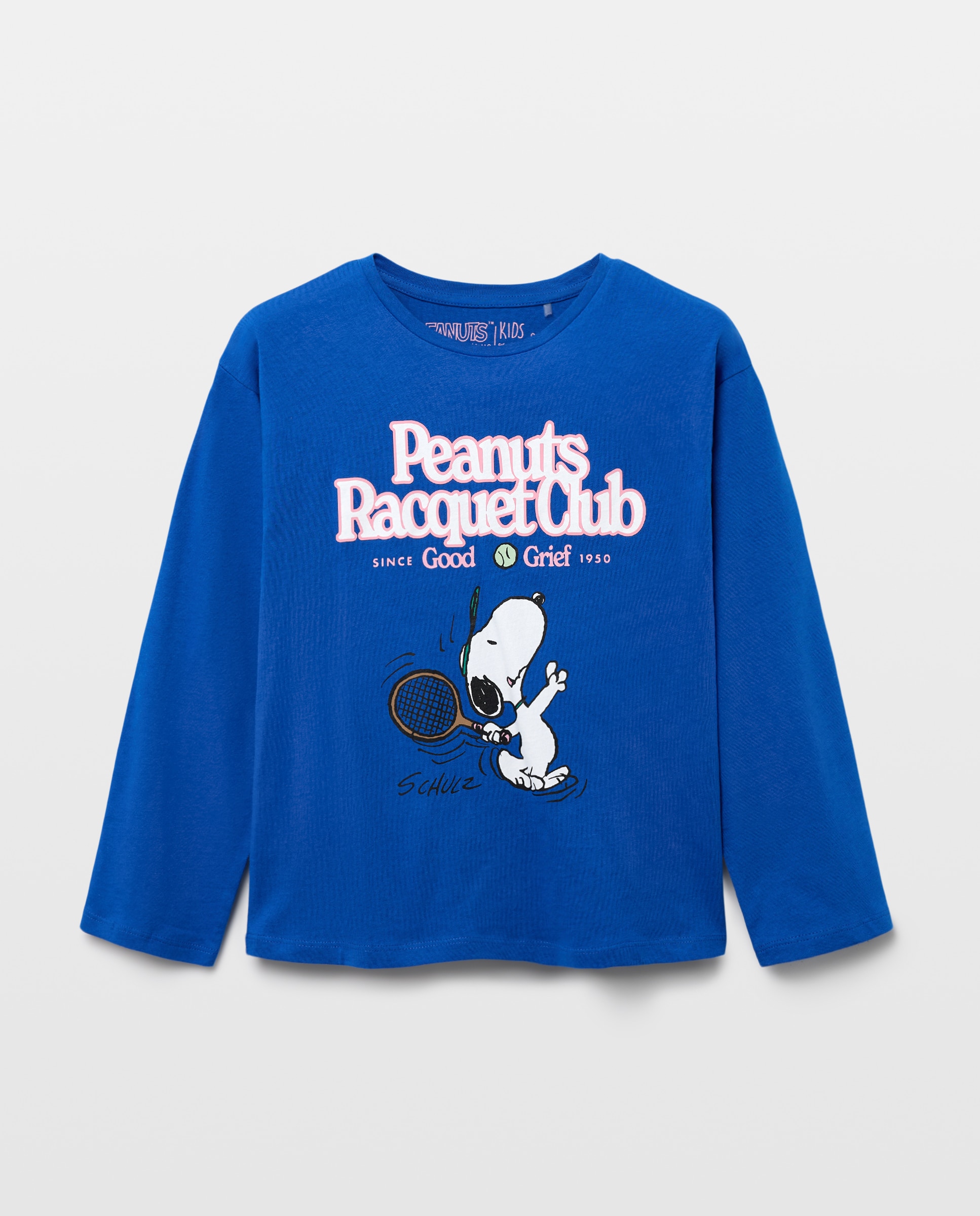 Camiseta manga larga print posicional SNOOPY de niña - Kids El Corte Inglés - Azul marino Azul marino-4