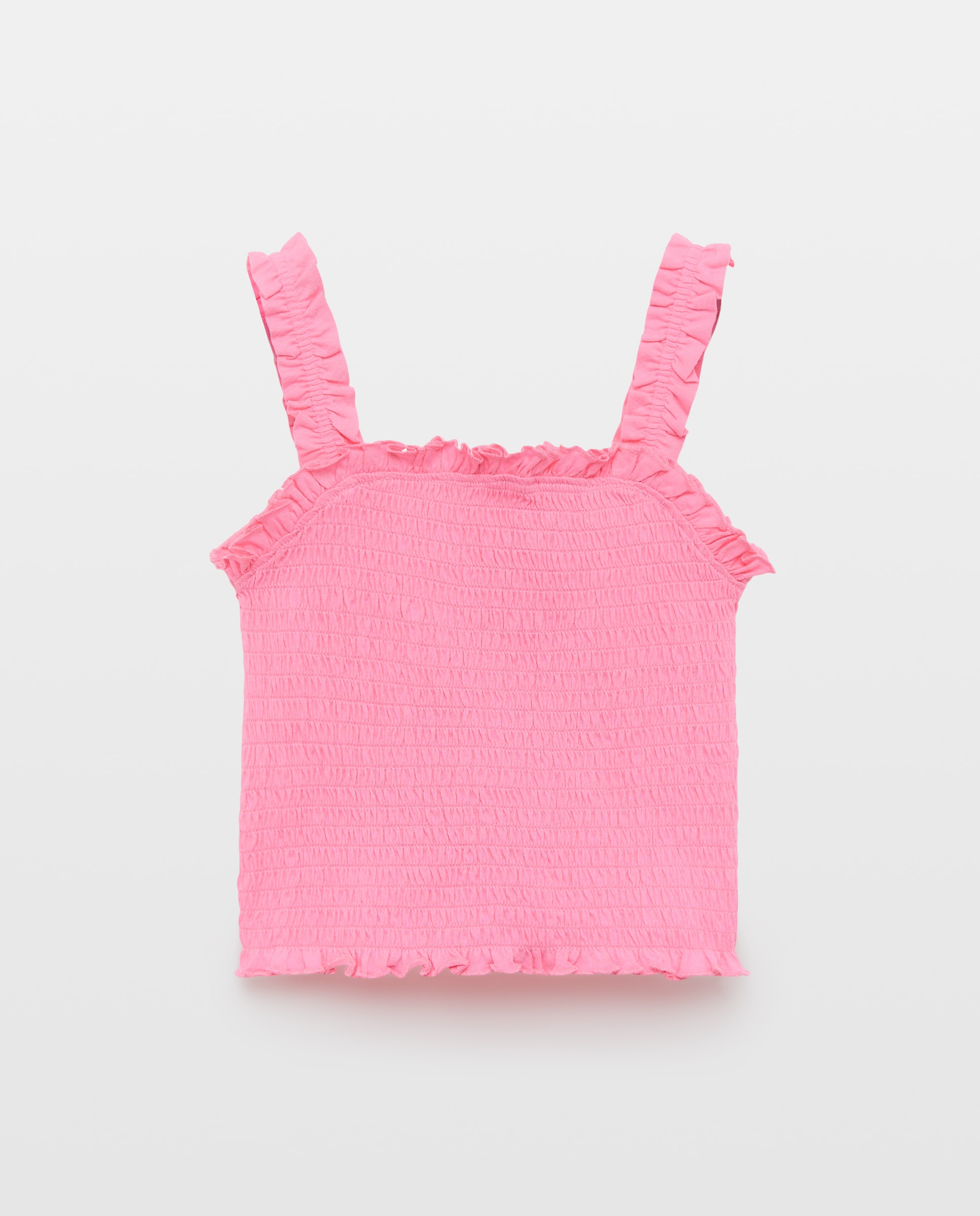 Camiseta de niña con tirantes fruncidos - Kids El Corte Inglés - 200 Rosa 200 Rosa-4