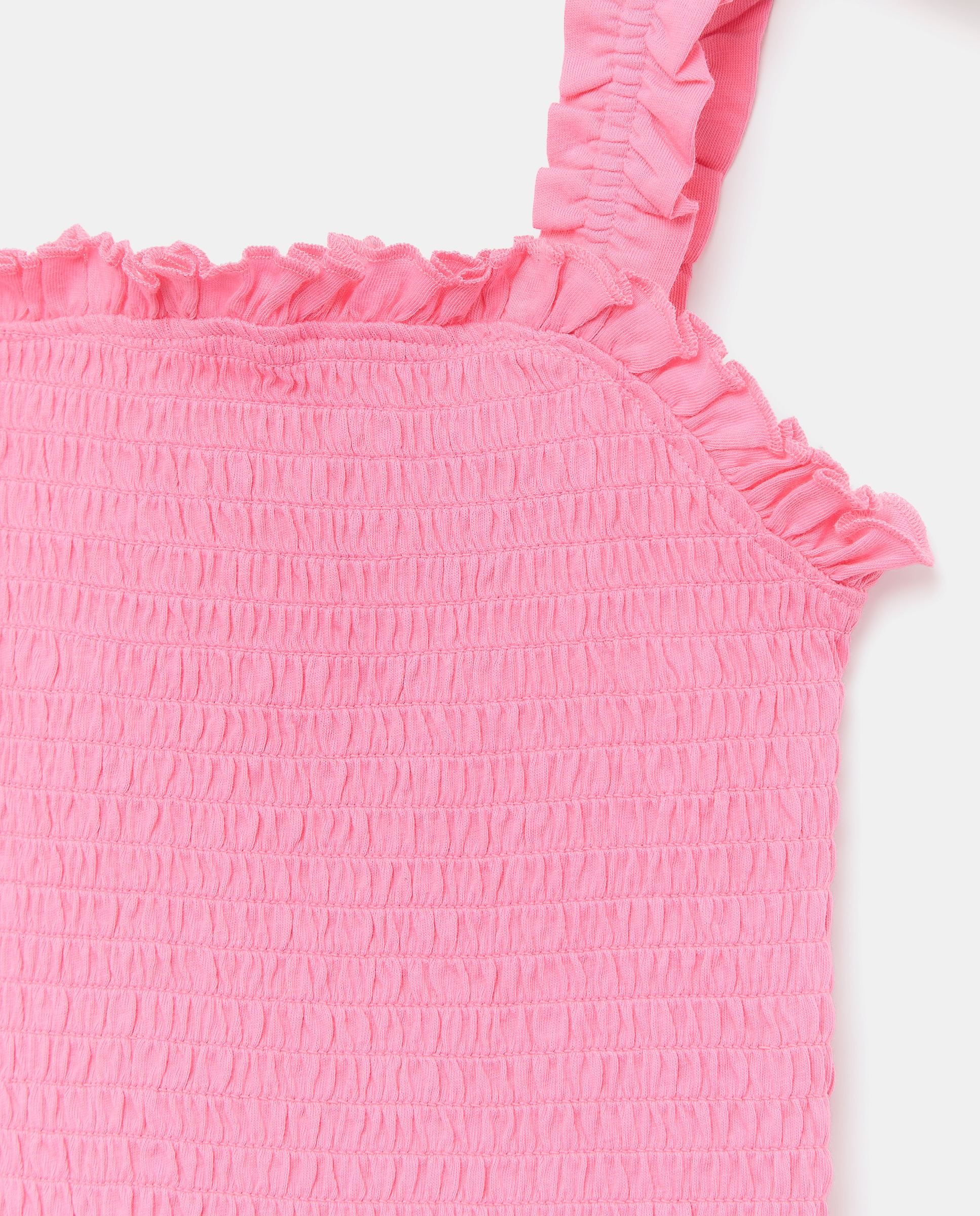 Camiseta de niña con tirantes fruncidos - Kids El Corte Inglés - 200 Rosa 200 Rosa-5