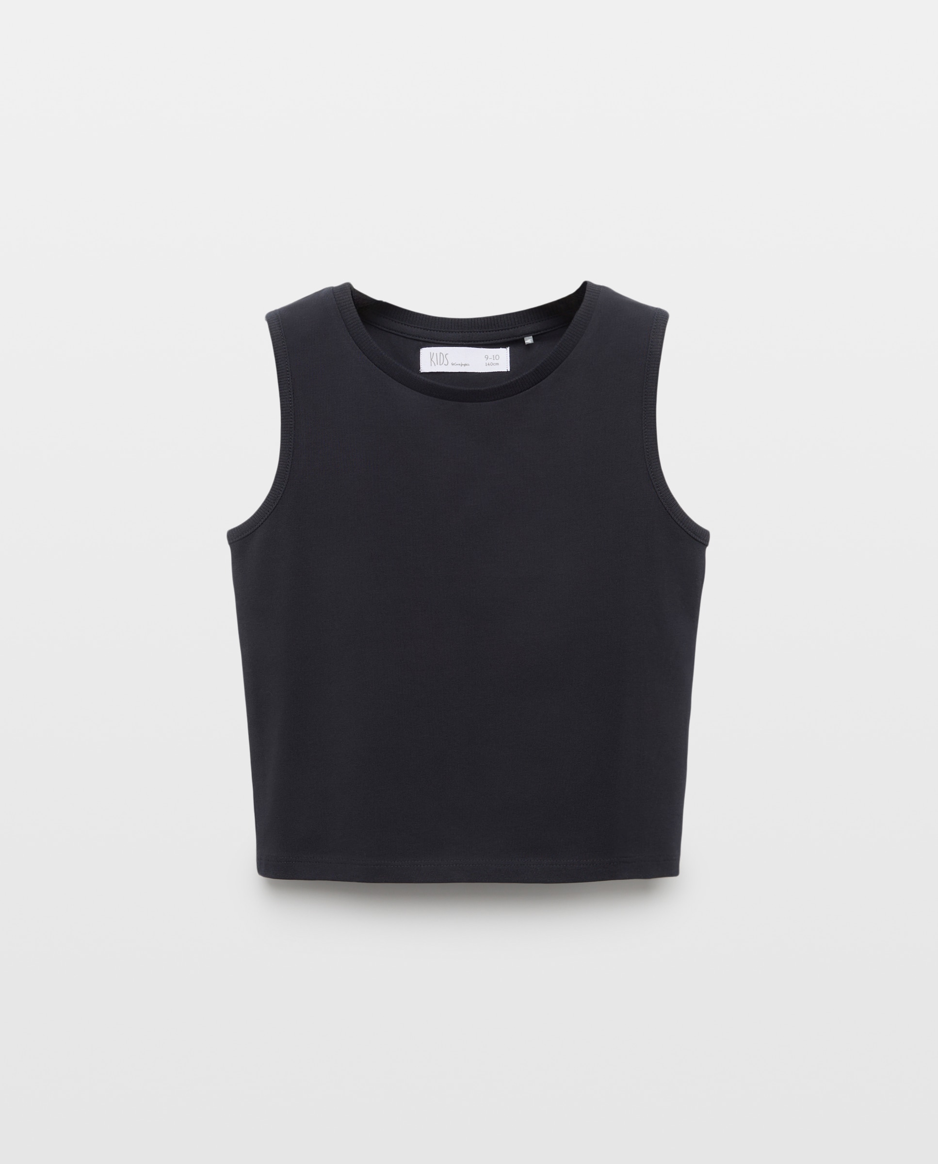 T-shirt Básica Lisa Kids El Corte Inglés Preto-4