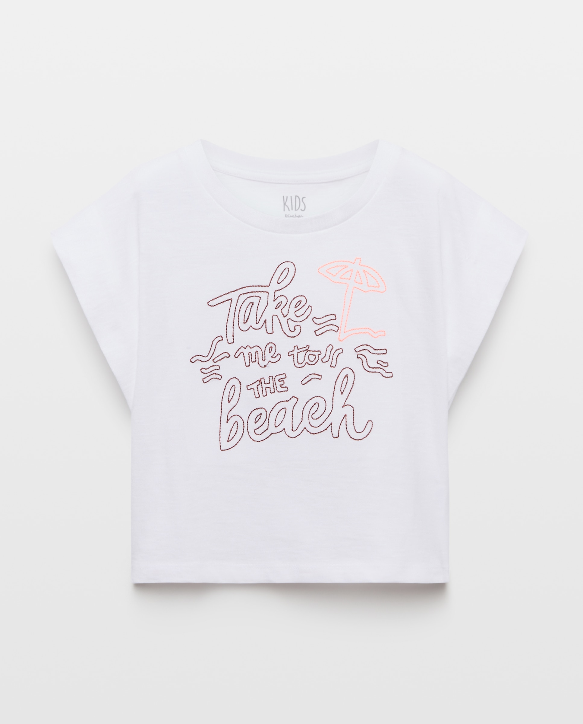 Camiseta de niña sin mangas y estampado Stitch - Kids El Corte Inglés - Blanco Blanco-5