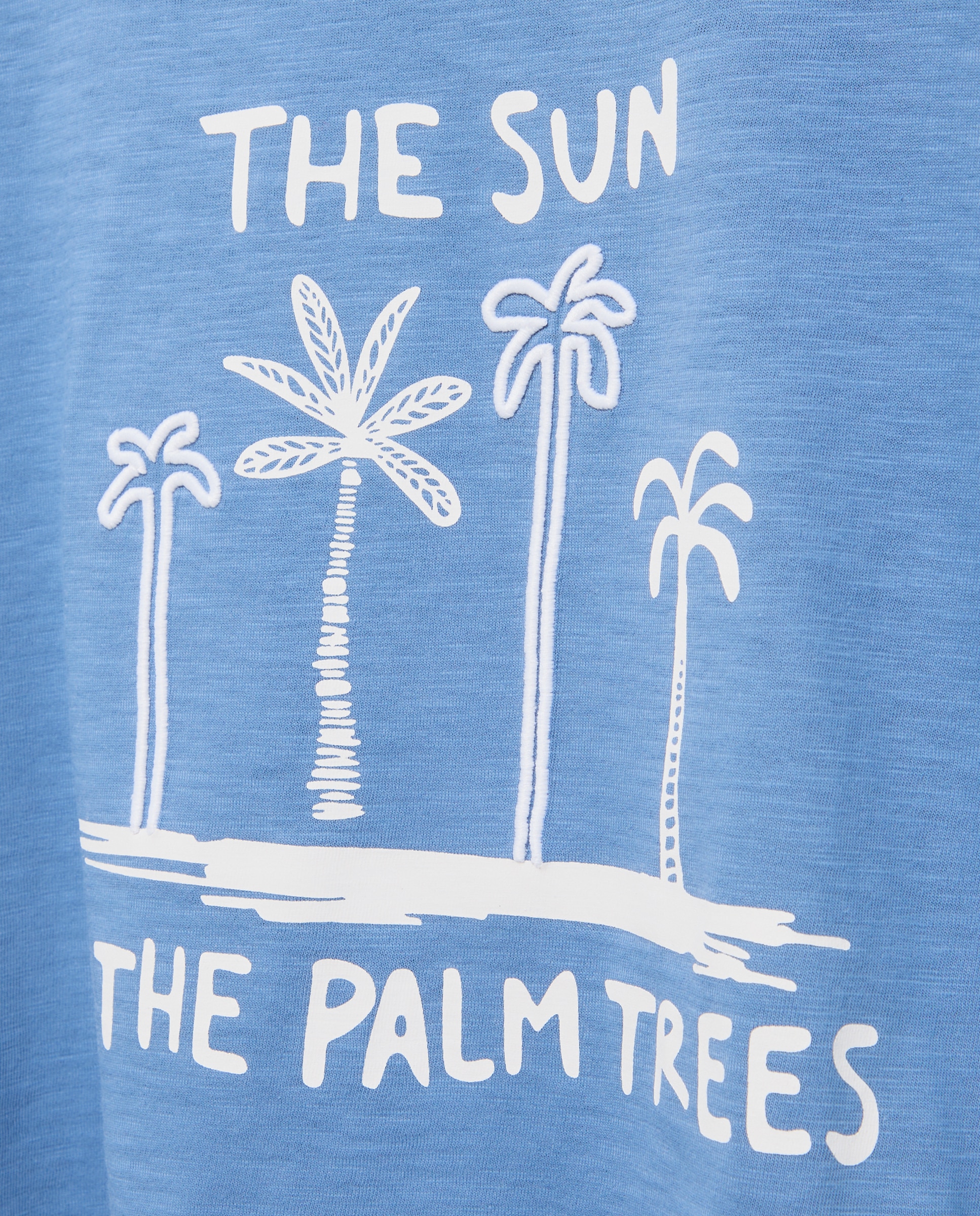 T-shirt sem Mangas e com Estampado Stitch Azul-marinho-5