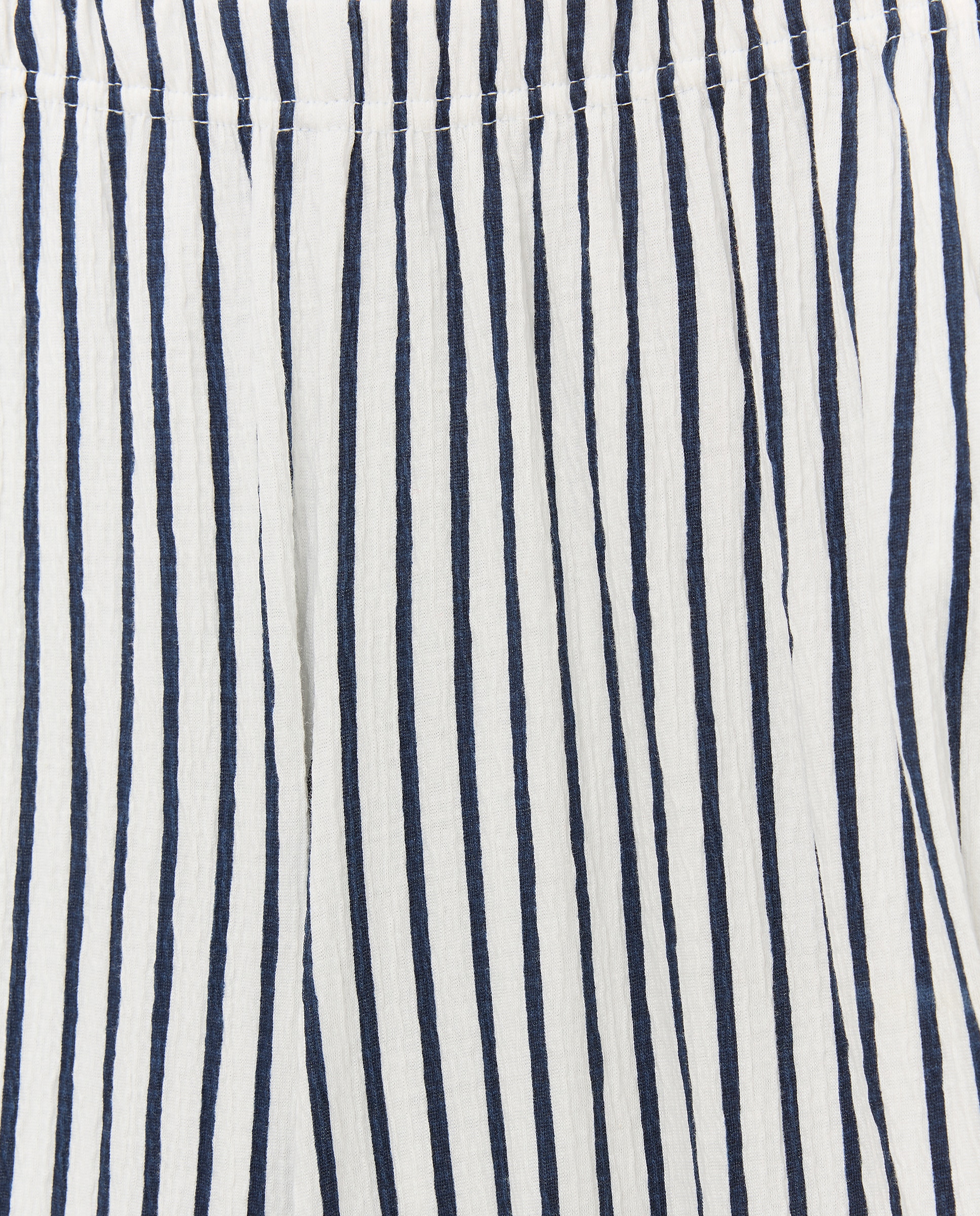 Conjunto Comprido às Riscas Azul-7