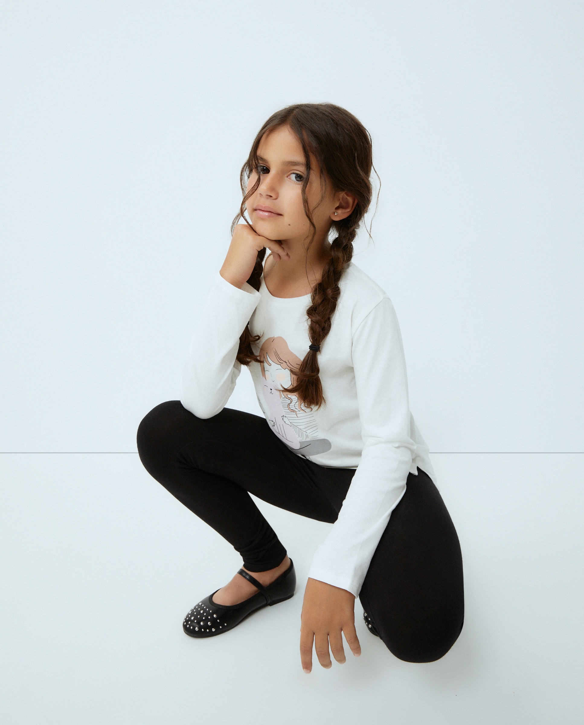 Leggings Básicas Kids El Corte Inglés Preto-7
