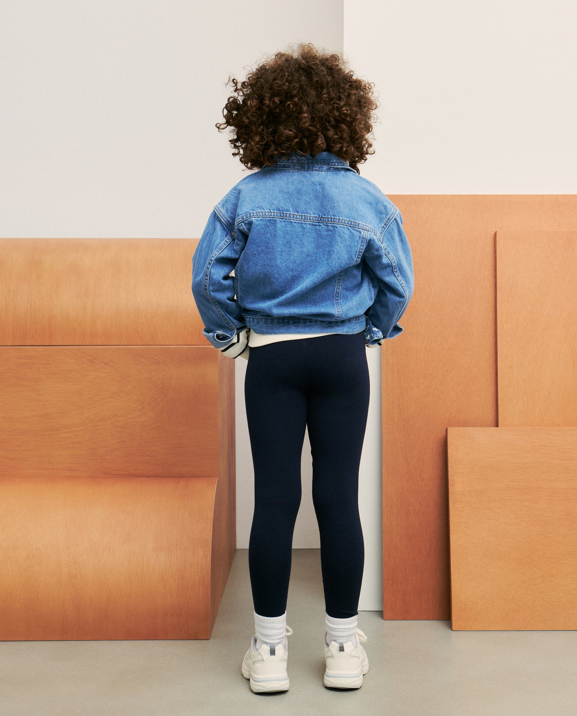 Leggings Básicas Lisas Azul-marinho-3