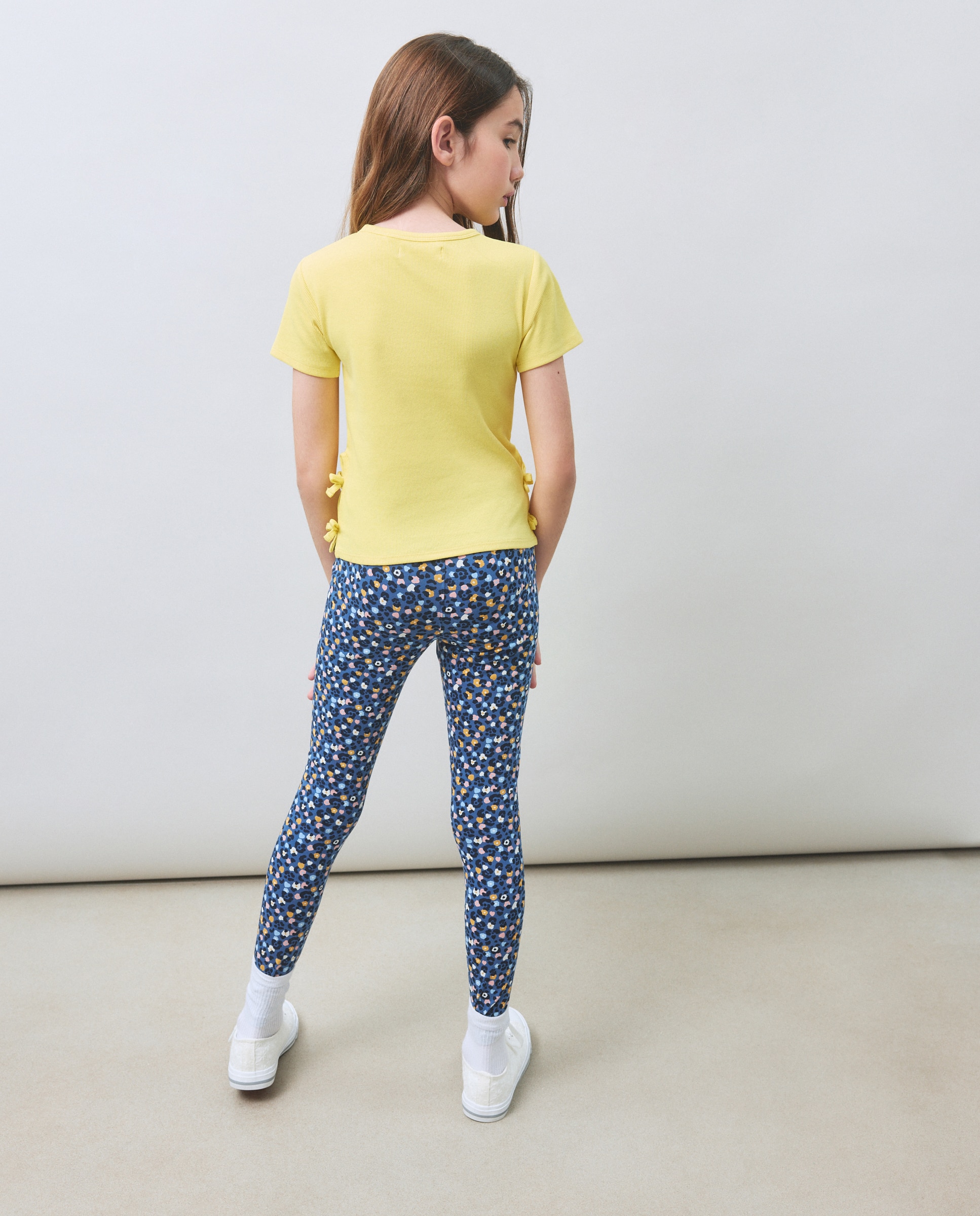 Leggings Básicas Estampadas Azul-marinho-3