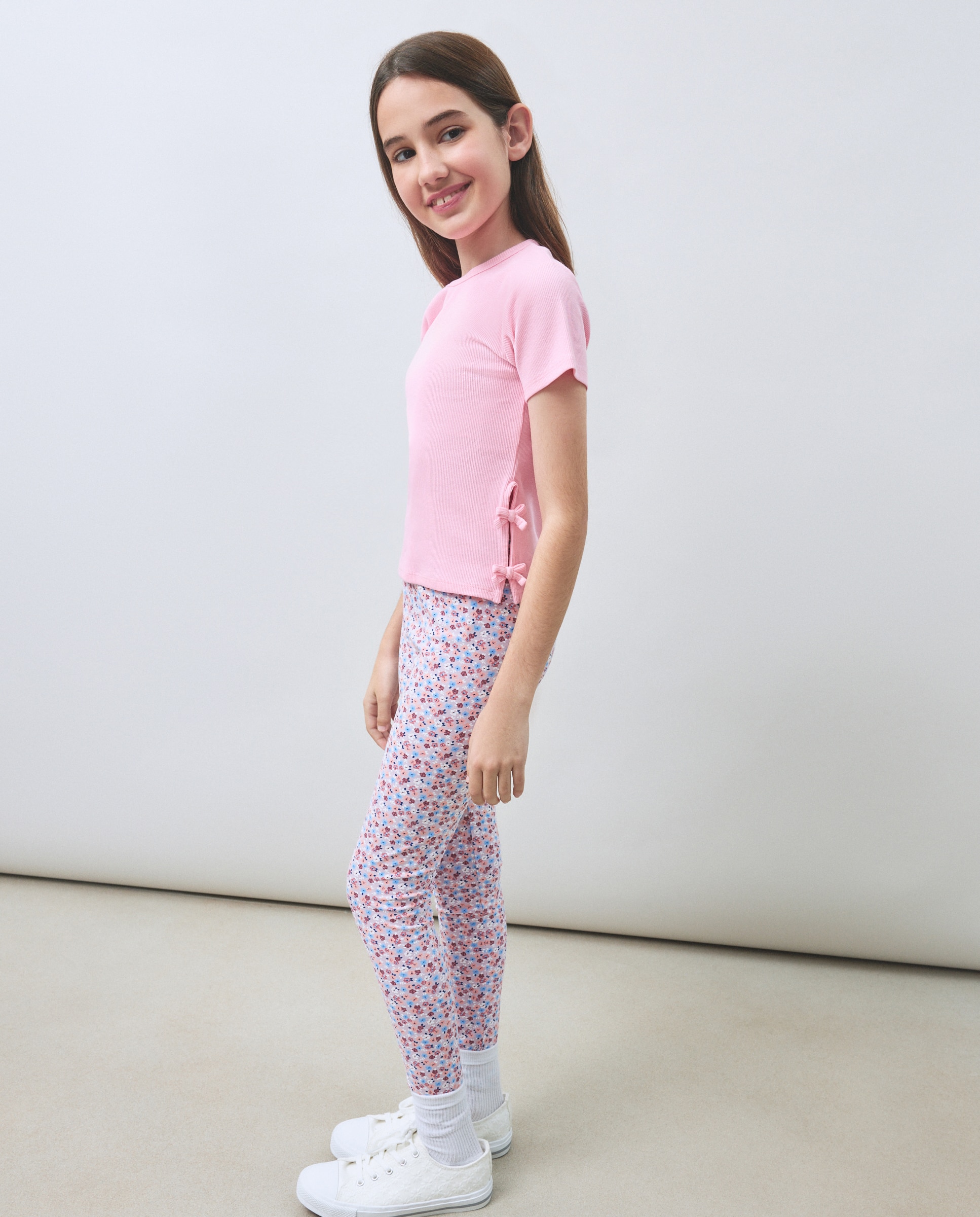 Imagem 0 de Leggings Básicas com Estampado Floral