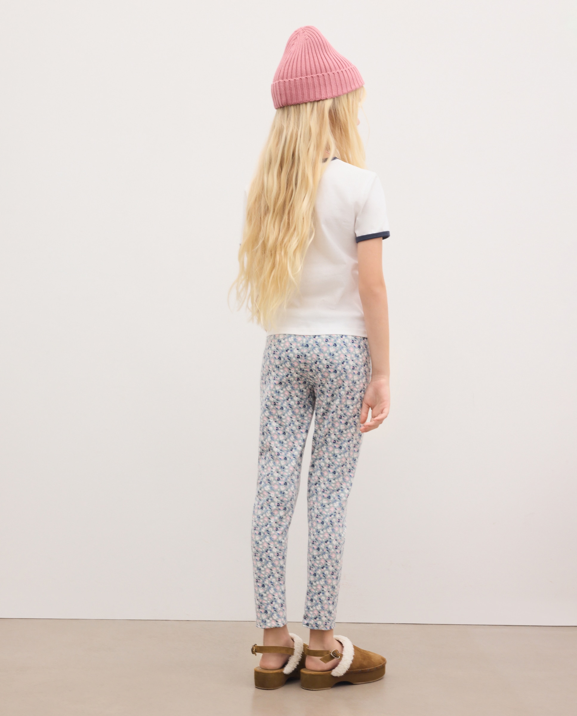 Imagen 3 de Legging ligero all over print flores de niña - Kids El Corte Inglés - Verde Verde