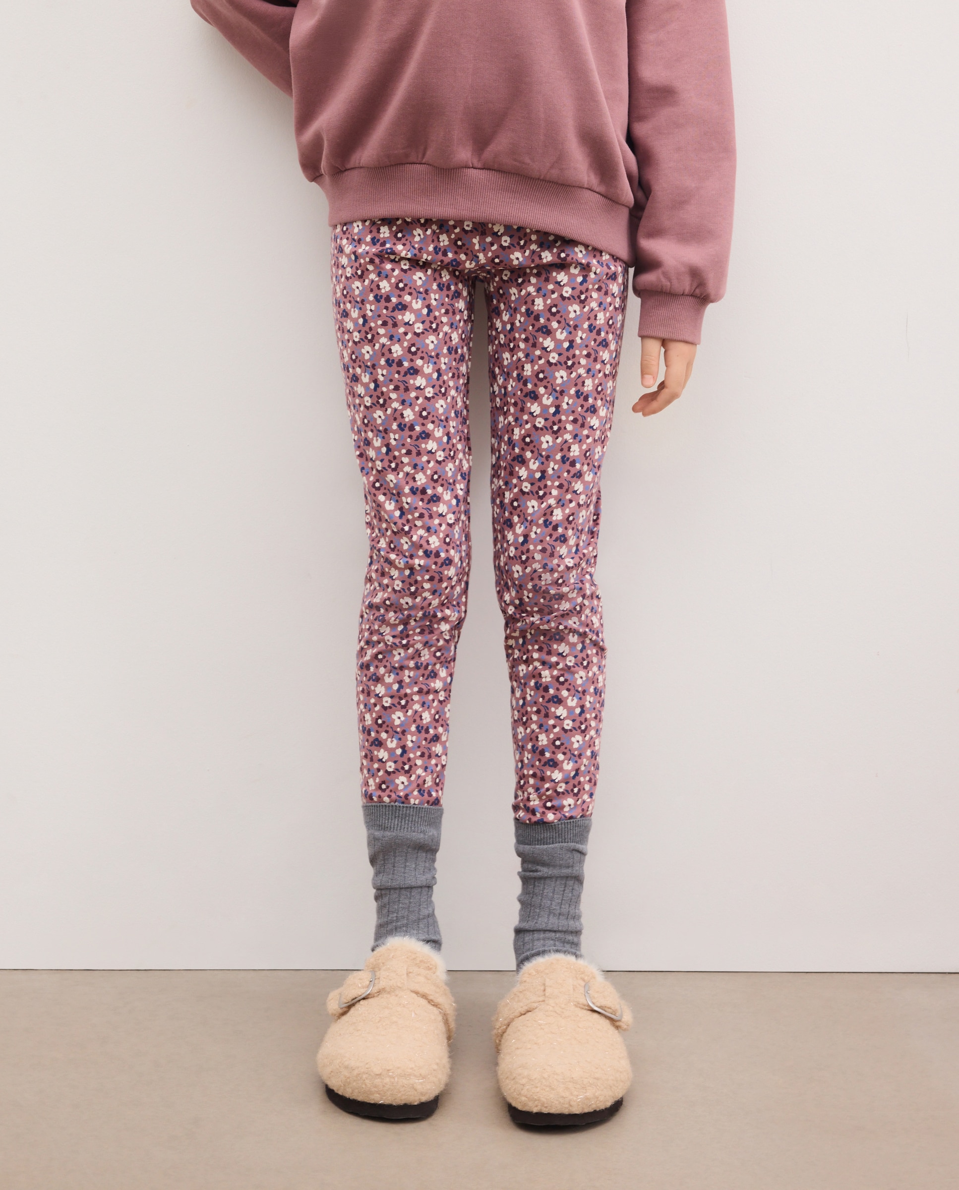 Leggings de Criança Leves com Estampado All Over Kids El Corte Inglés Rosa-2