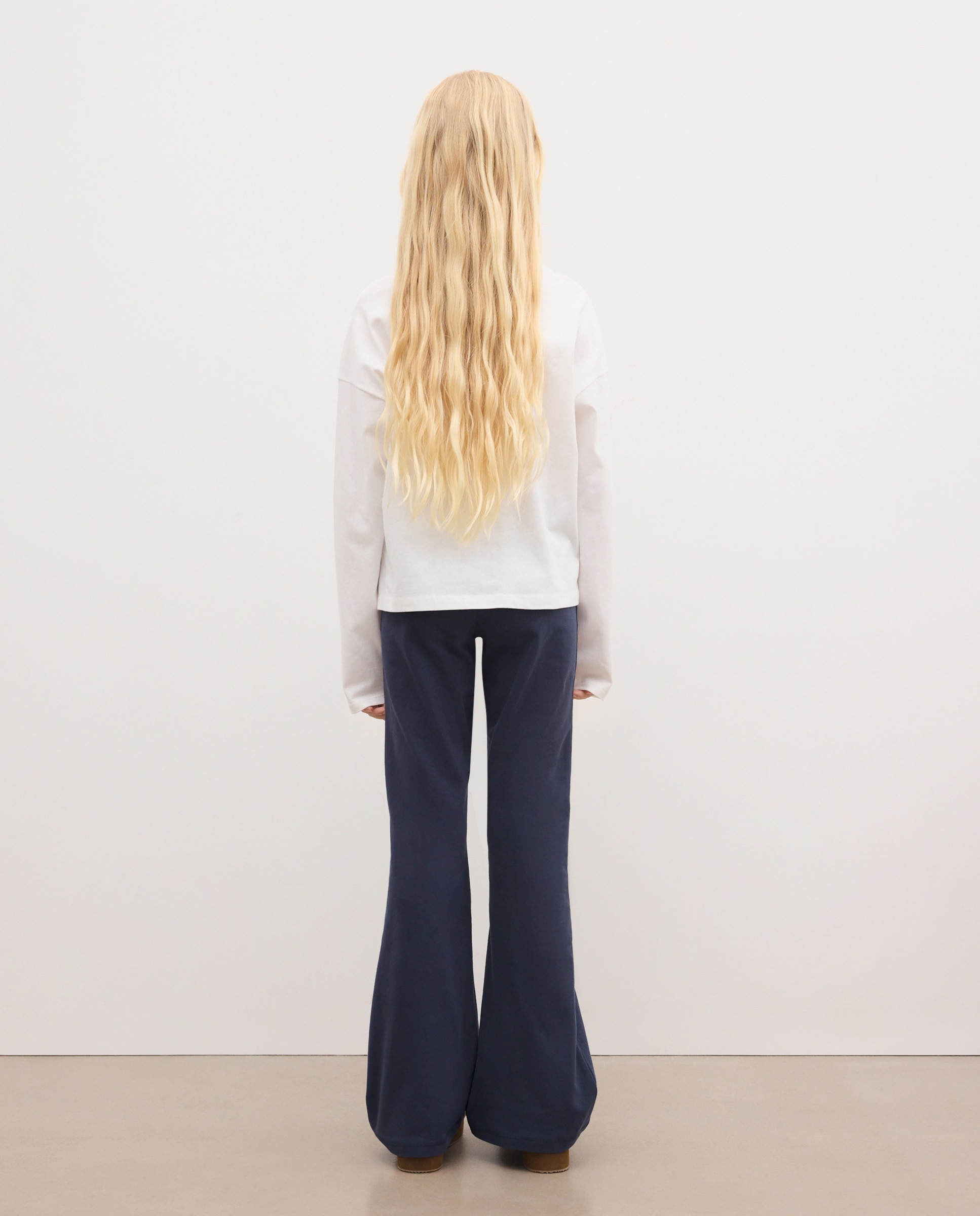 Legging ligero flare de niña - Kids El Corte Inglés - Azul marino Azul marino-3