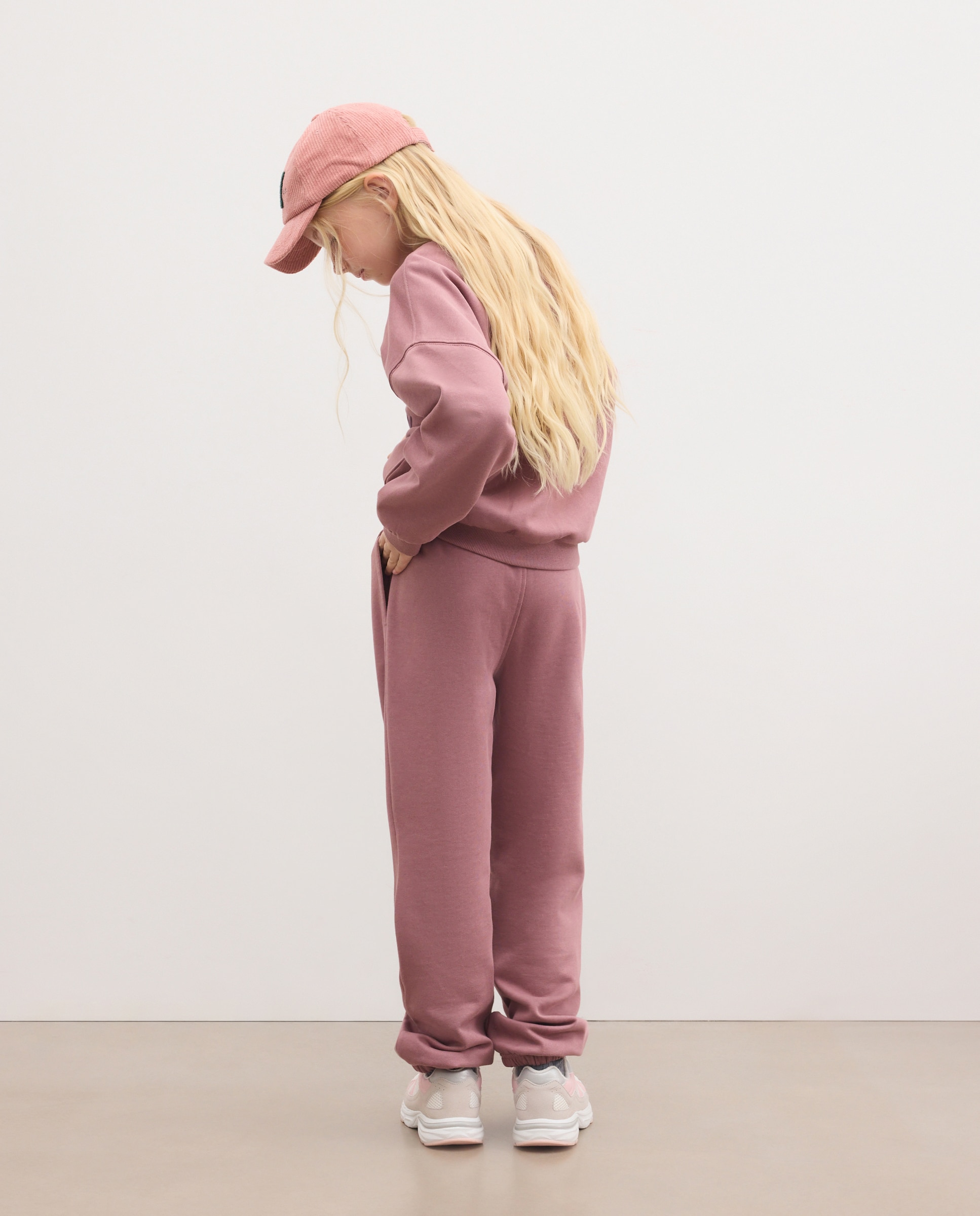 Pantalón básico felpa de niña - Kids El Corte Inglés - 291 Berenjena 291 Berenjena-3