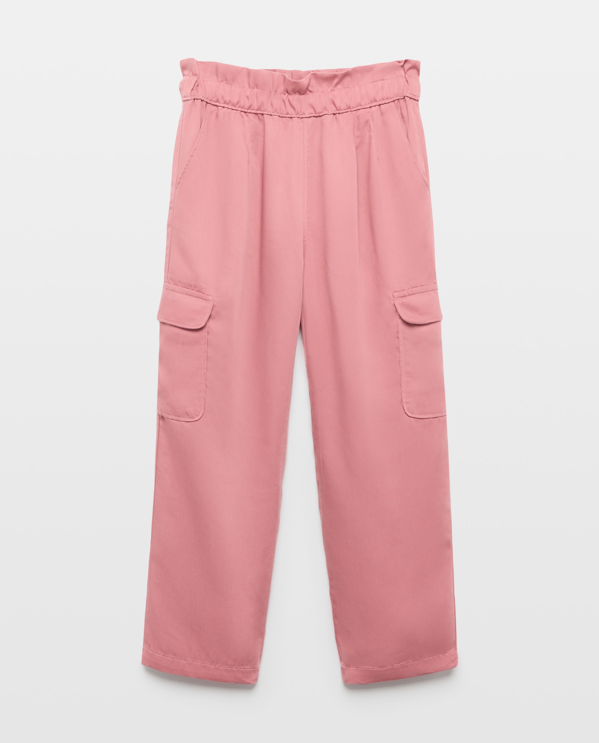 Calças Cargo de Tencel Kids El Corte Inglés Ameixa-4