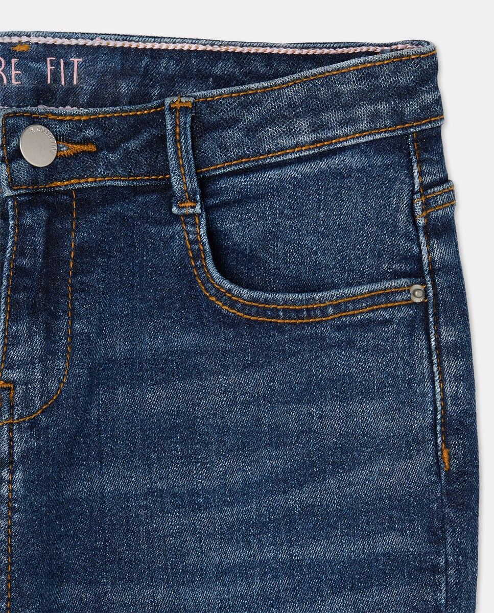 Jeans Flare Azul Suave-5