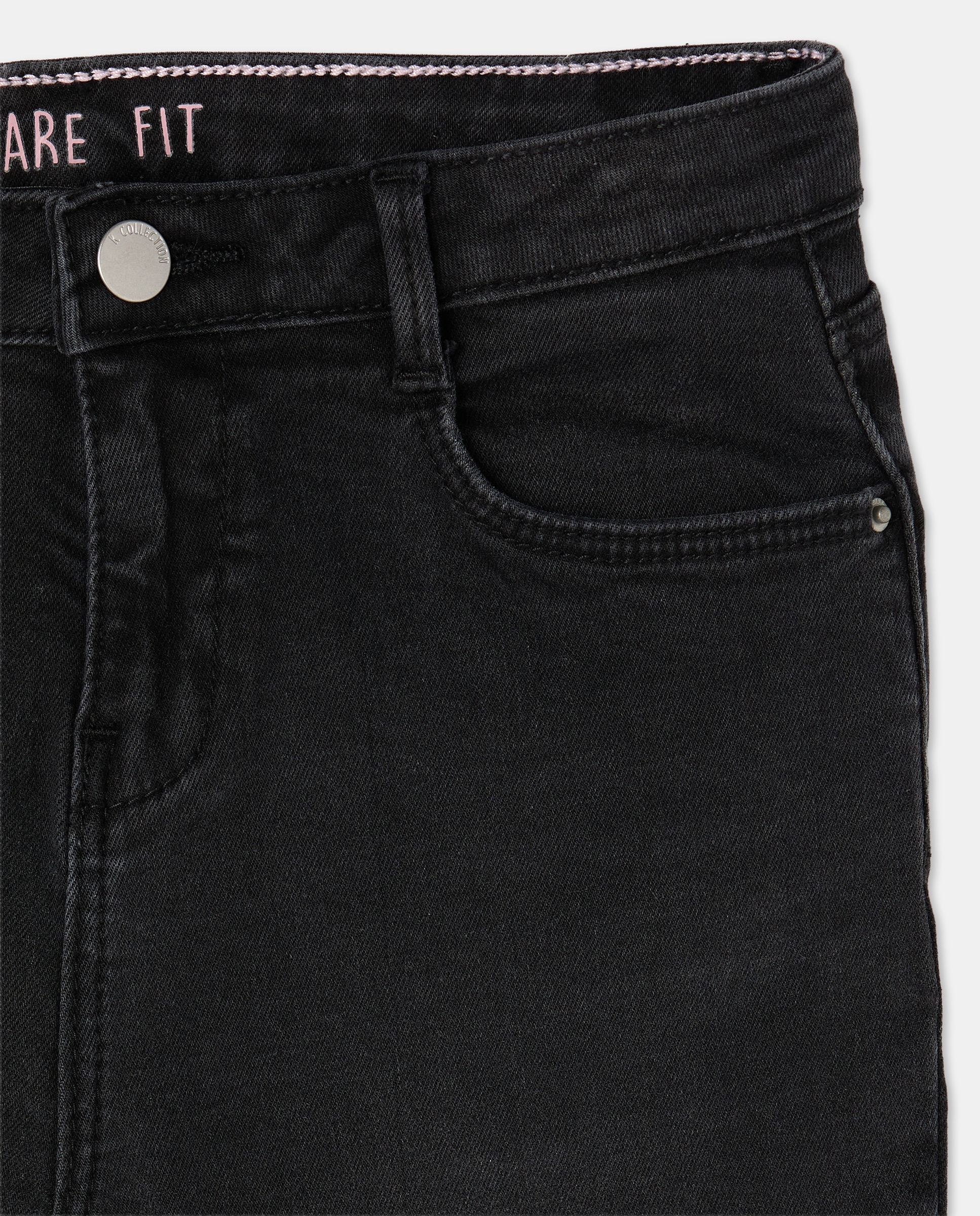Jeans Flare Preto Intenso-5