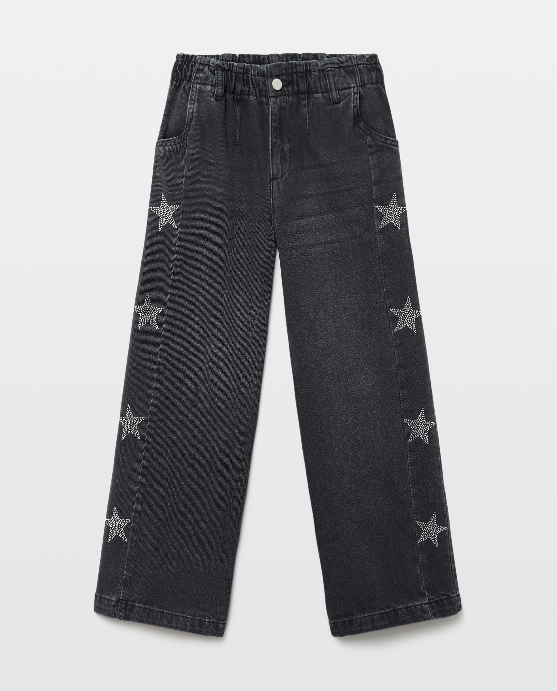 Imagem 0 de Jeans com Fantasia de Glitter dos Lados