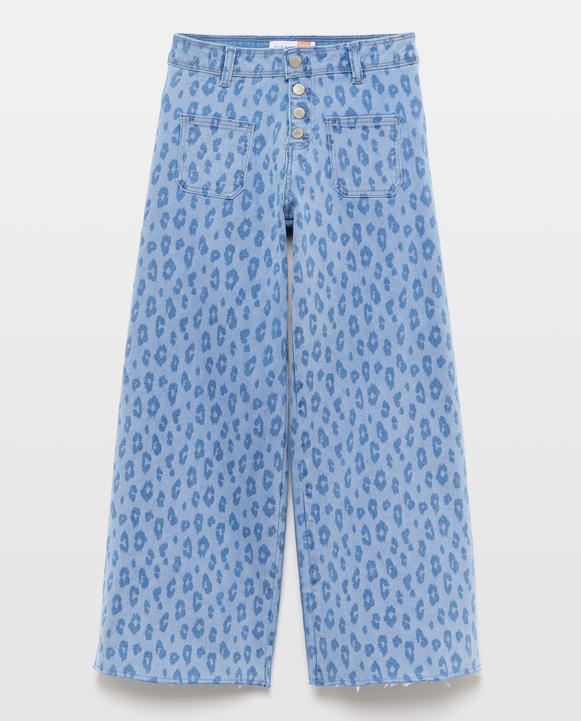 Imagem 0 de Jeans Lisas com Animal Print Laser - Marine