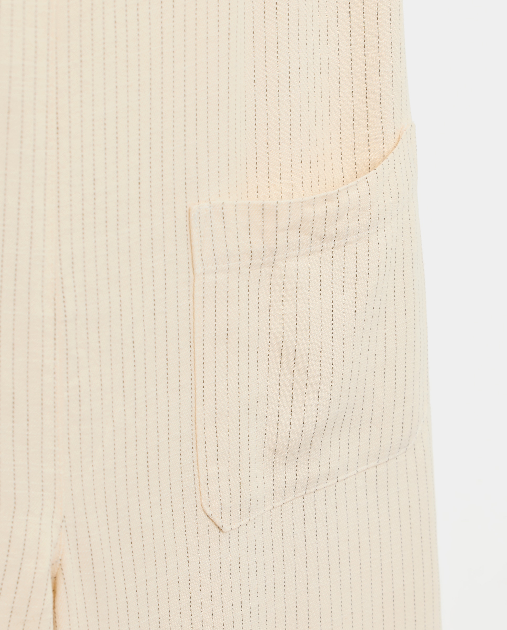 Jardineiras com Bolsos Branco-6